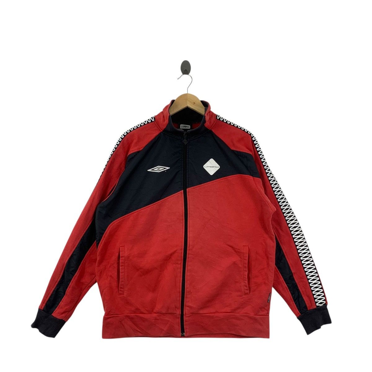 Umbro Vintage UMBRO x DESCENTE JASPO Training Warm Jacket Size US XXL / EU 58 / 5 - 4 Thumbnail