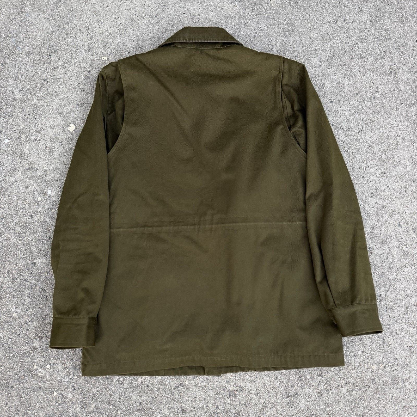 A.P.C. APC M-1943 Olive Green Field Jacket Large US Army Military Size US L / EU 52-54 / 3 - 4 Thumbnail