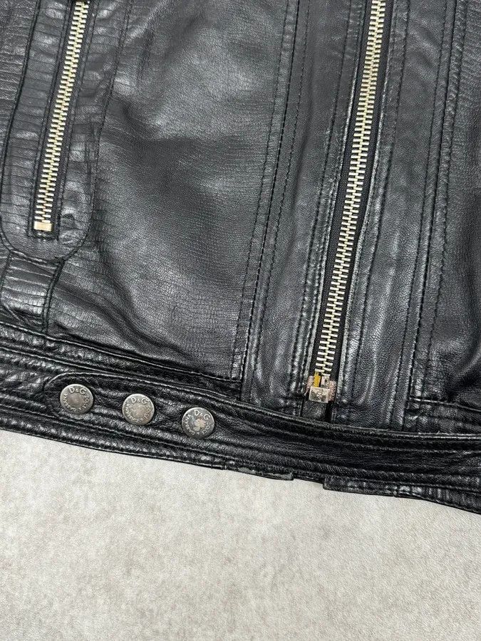 Dolce & Gabbana SS2005 Dolce & Gabbana Black Technical Leather Jacket Size US M / EU 48-50 / 2 - 10 Thumbnail