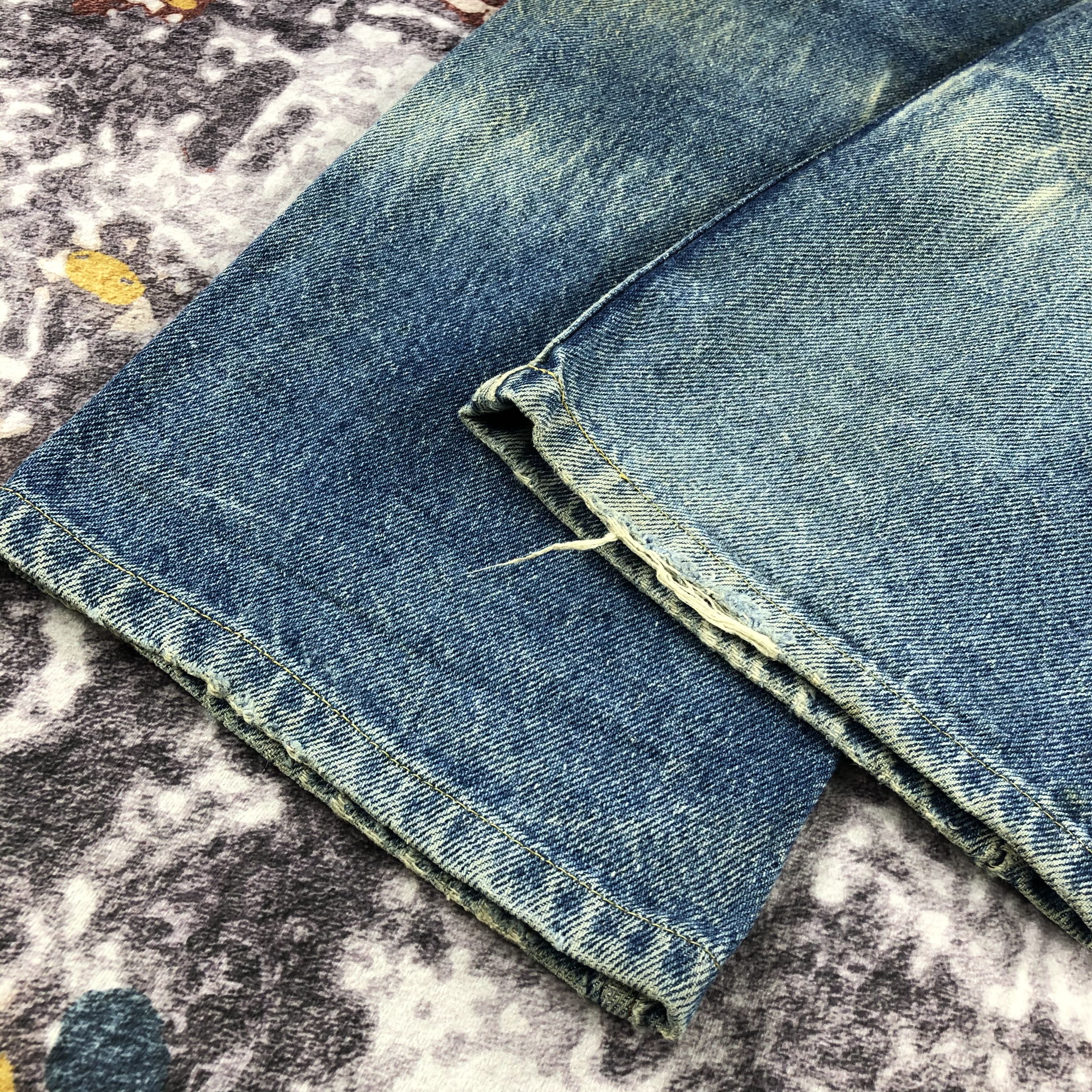 Lee × Vintage 90s Vintage Ripped Lee Jeans-JM2115 Size US 28 / EU 44 - 5 Thumbnail