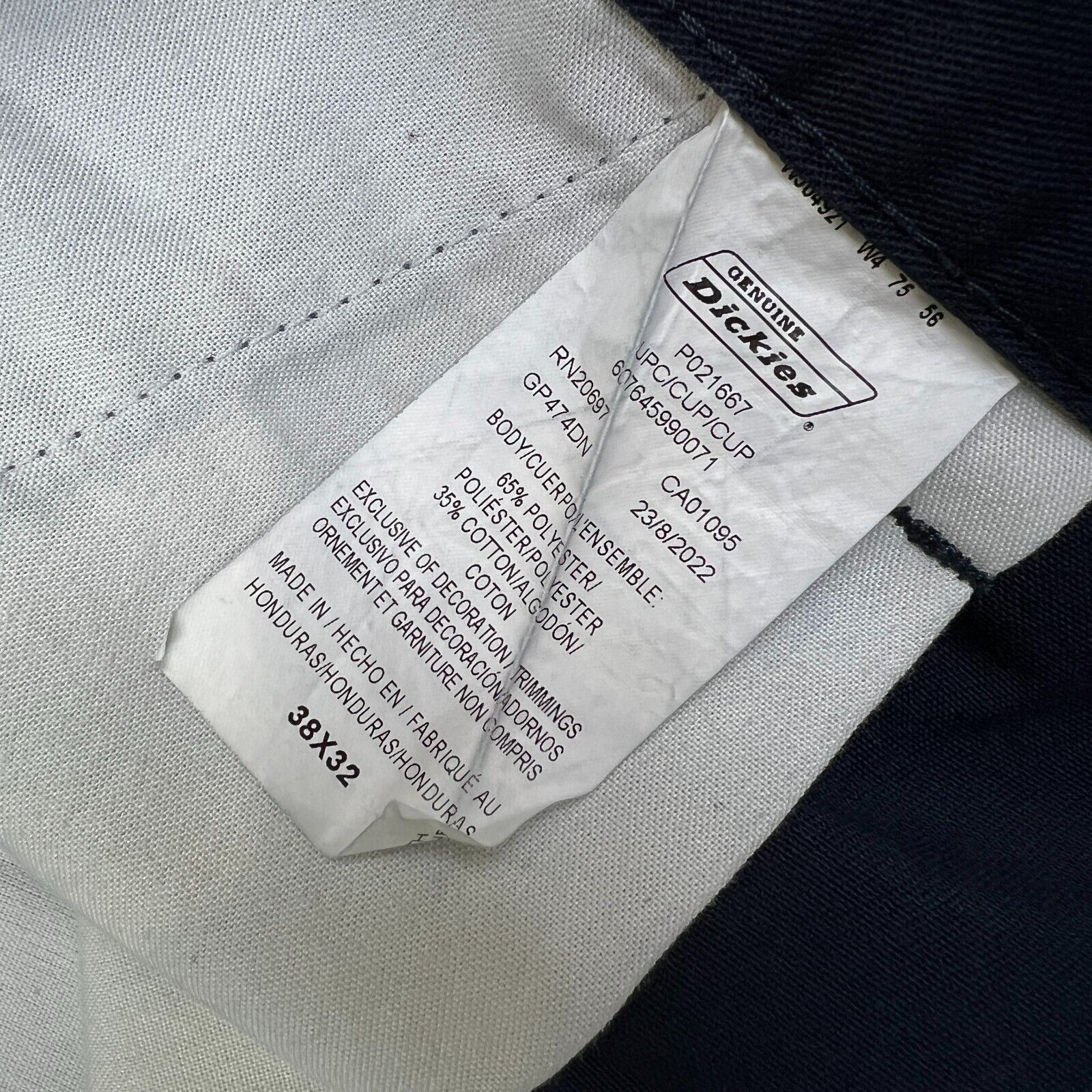 Dickies Dickies Pants 38x32 Loose Fit Work Wear Baggy Chino Trousers Size US 38 / EU 54 - 9 Thumbnail