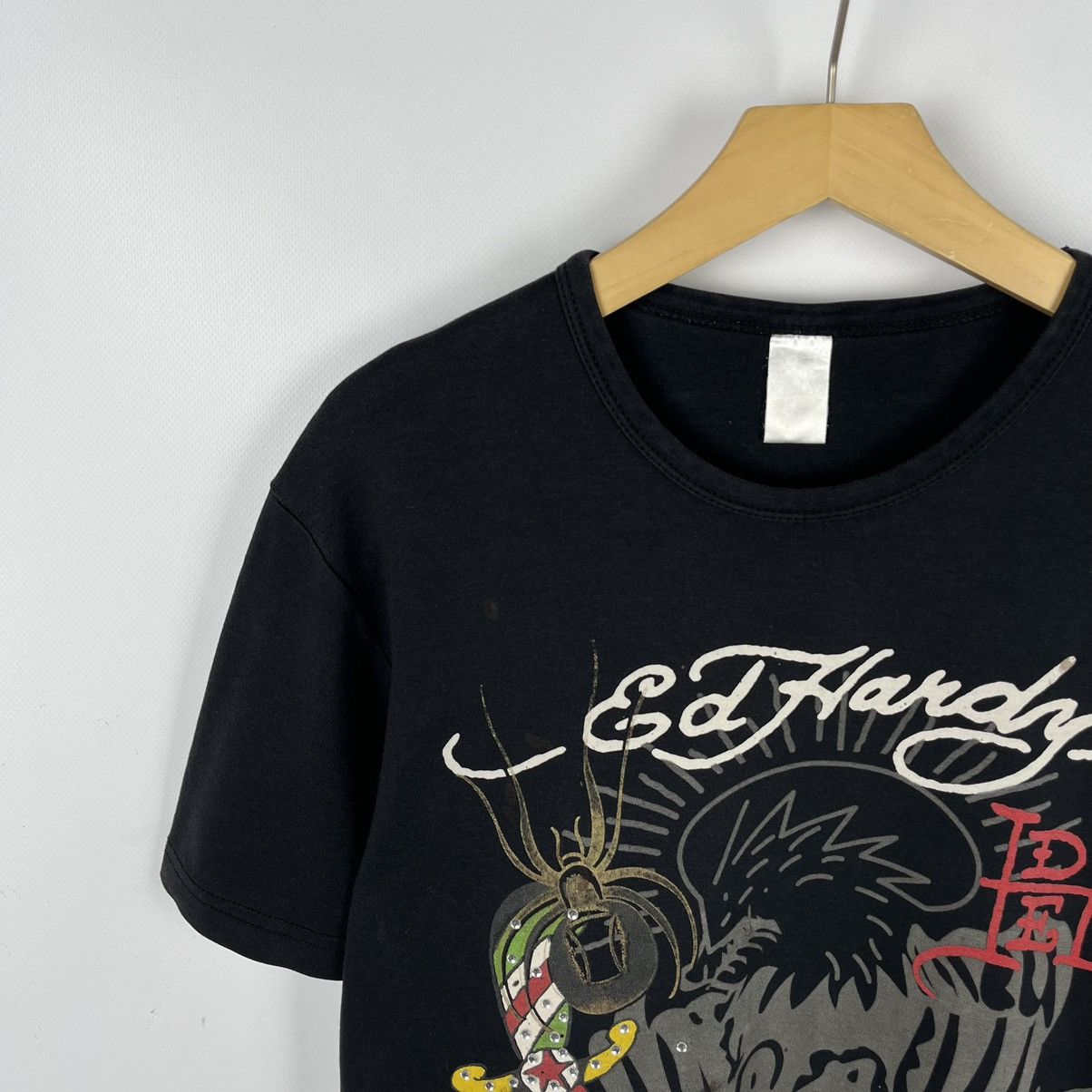 Ed Hardy Vintage Ed Hardy y2k skulls big logo tee 90’s Size US L / EU 52-54 / 3 - 5 Thumbnail
