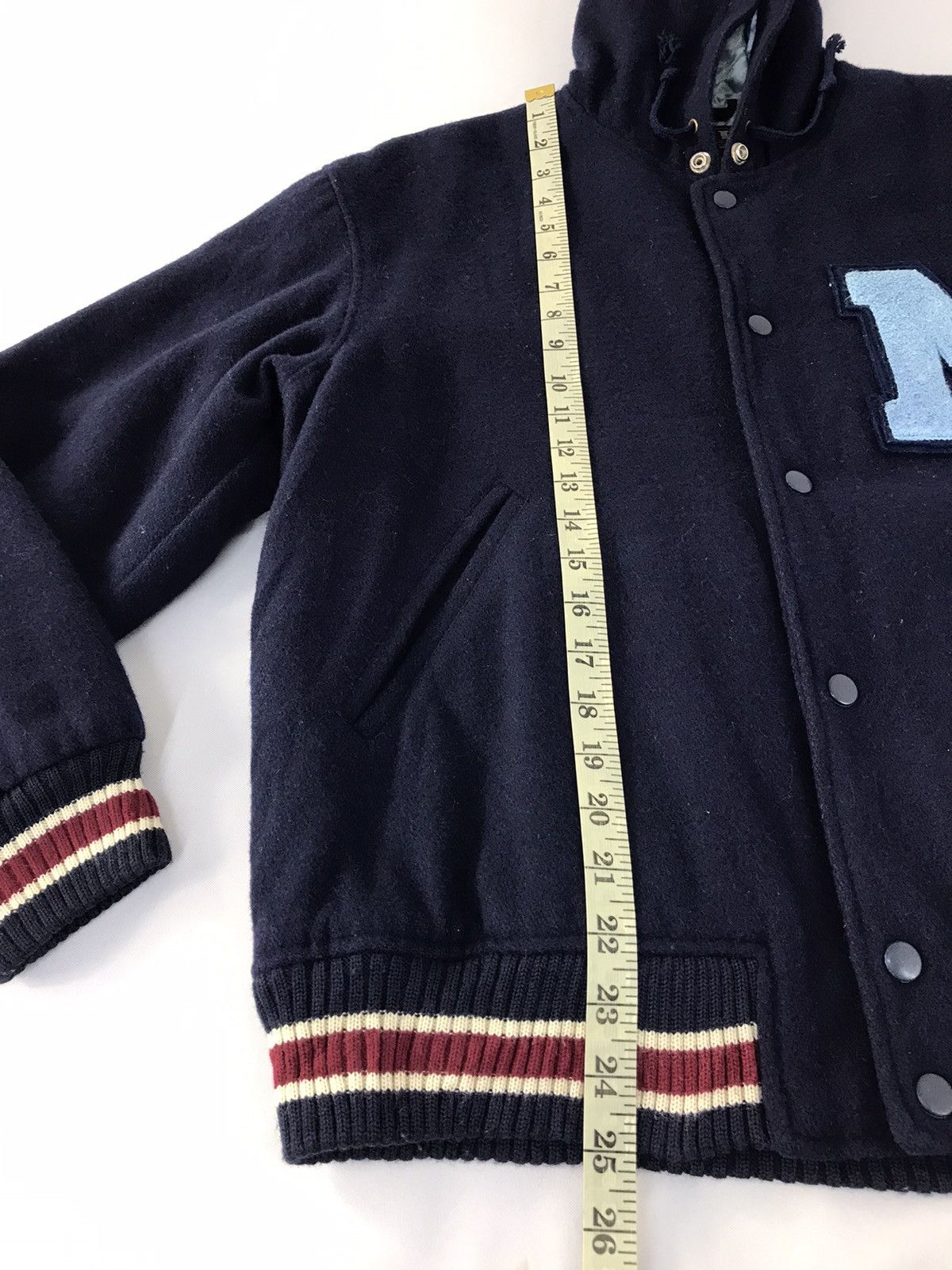 Japanese Brand × Vintage Vintage G&H Varsity Jacket Wool Big Logo(H) Hoodie Style Size US L / EU 52-54 / 3 - 13 Thumbnail