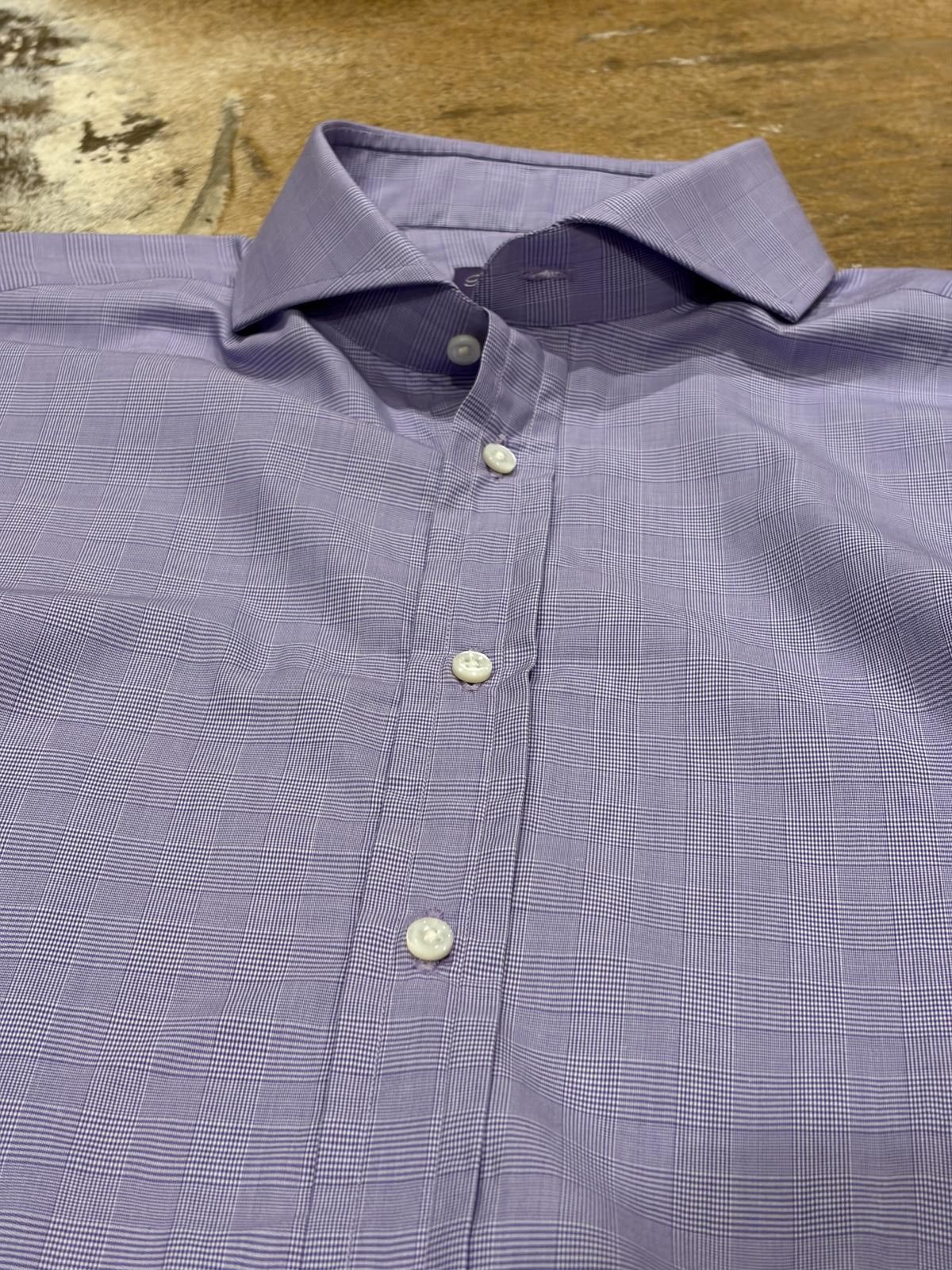 Ralph Lauren Purple Label Ralph Lauren Purple Label Dress Shirt – Lavender Check Size US L / EU 52-54 / 3 - 6 Thumbnail