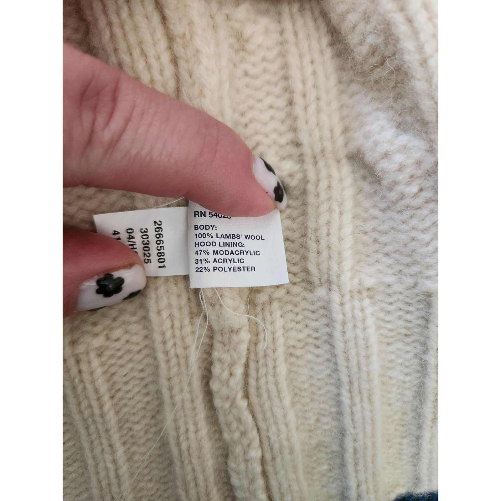Gap Gap Y2k Inspired Lamb's Wool Button Up Sweater-Lg Size L / US 10 / IT 46 - 6 Thumbnail