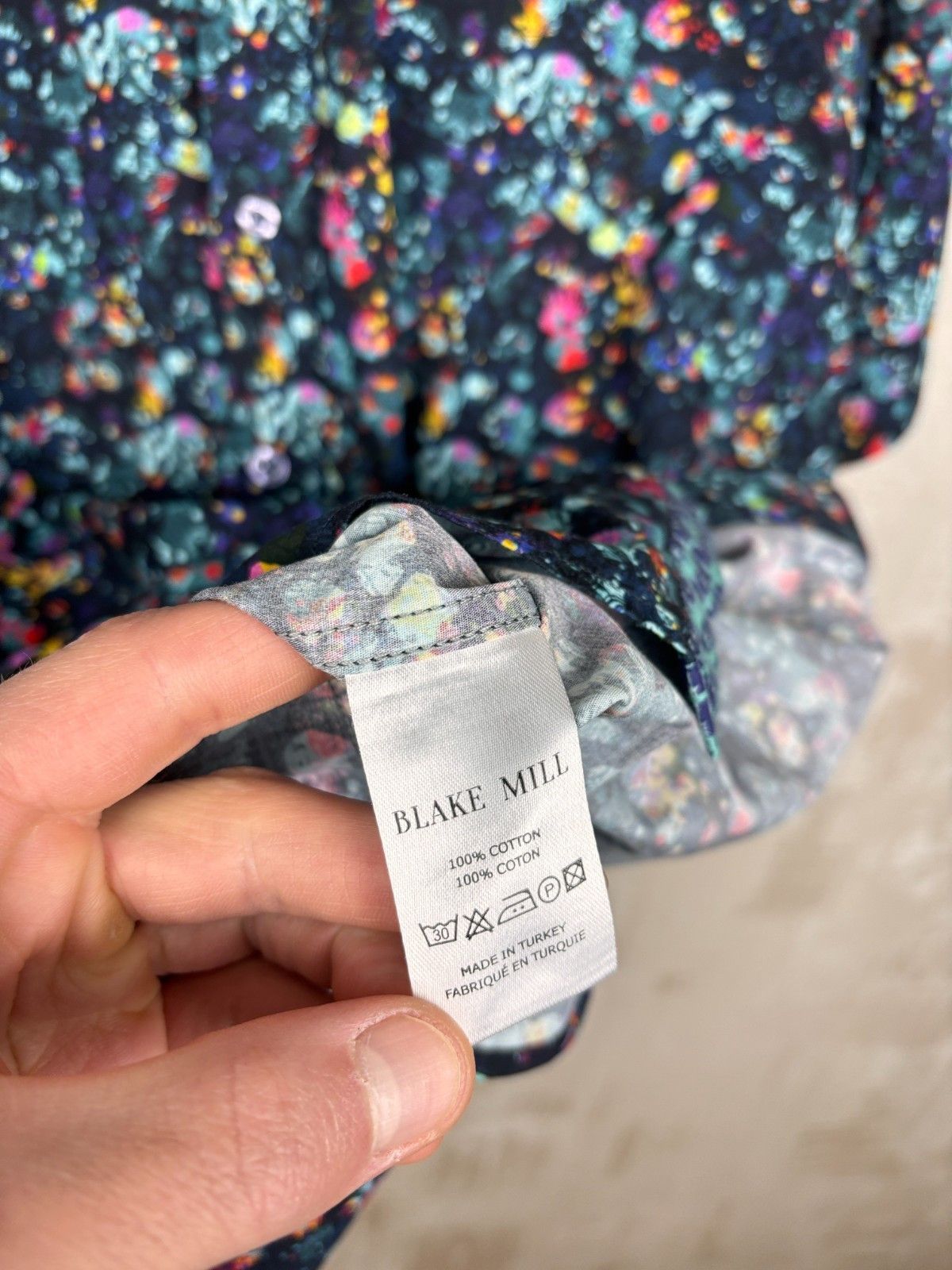 Other Blake Mill Multicolor Pattern Short Sleeve Shirt Size US XL / EU 56 / 4 - 10 Thumbnail