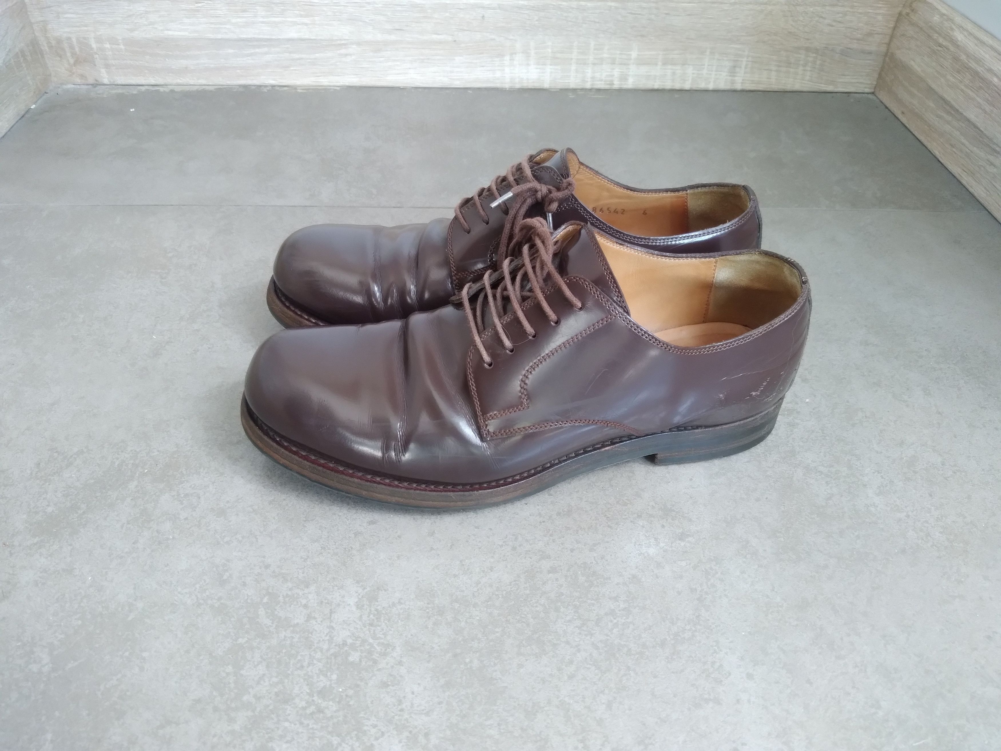 Gucci Gucci shoes brown polished leather Size US 7 / EU 40 - 2 Thumbnail