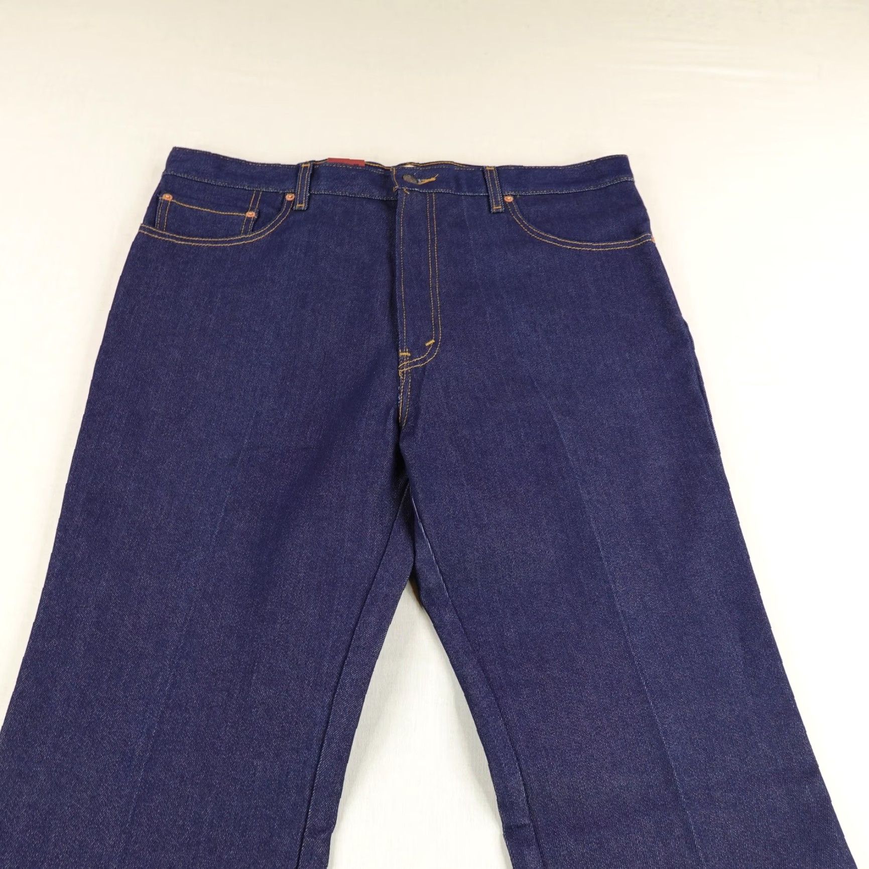Levi's Vintage Levis Jeans Mens 40x32 Blue Denim 517 Boot Cut Western Deadstock NEW Y2K Size US 40 / EU 56 - 3 Thumbnail