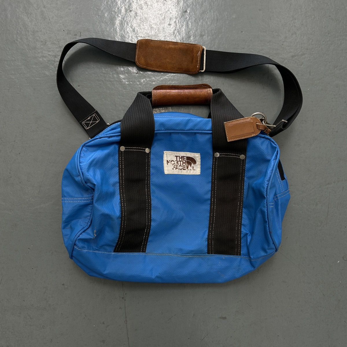 Vintage The North Face Blue Cordura Messenger Bag