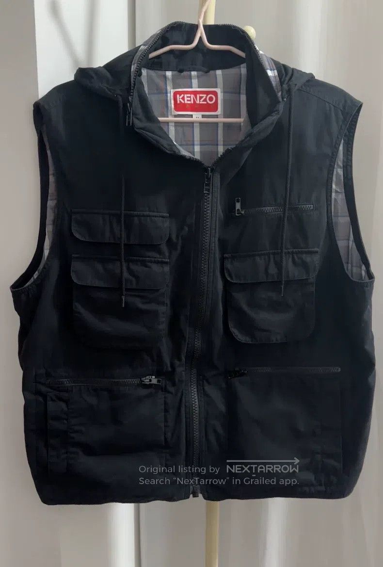 Kenzo Kenzo Sleeveless Hooded Vest Size M / US 6-8 / IT 42-44 - 1 Thumbnail