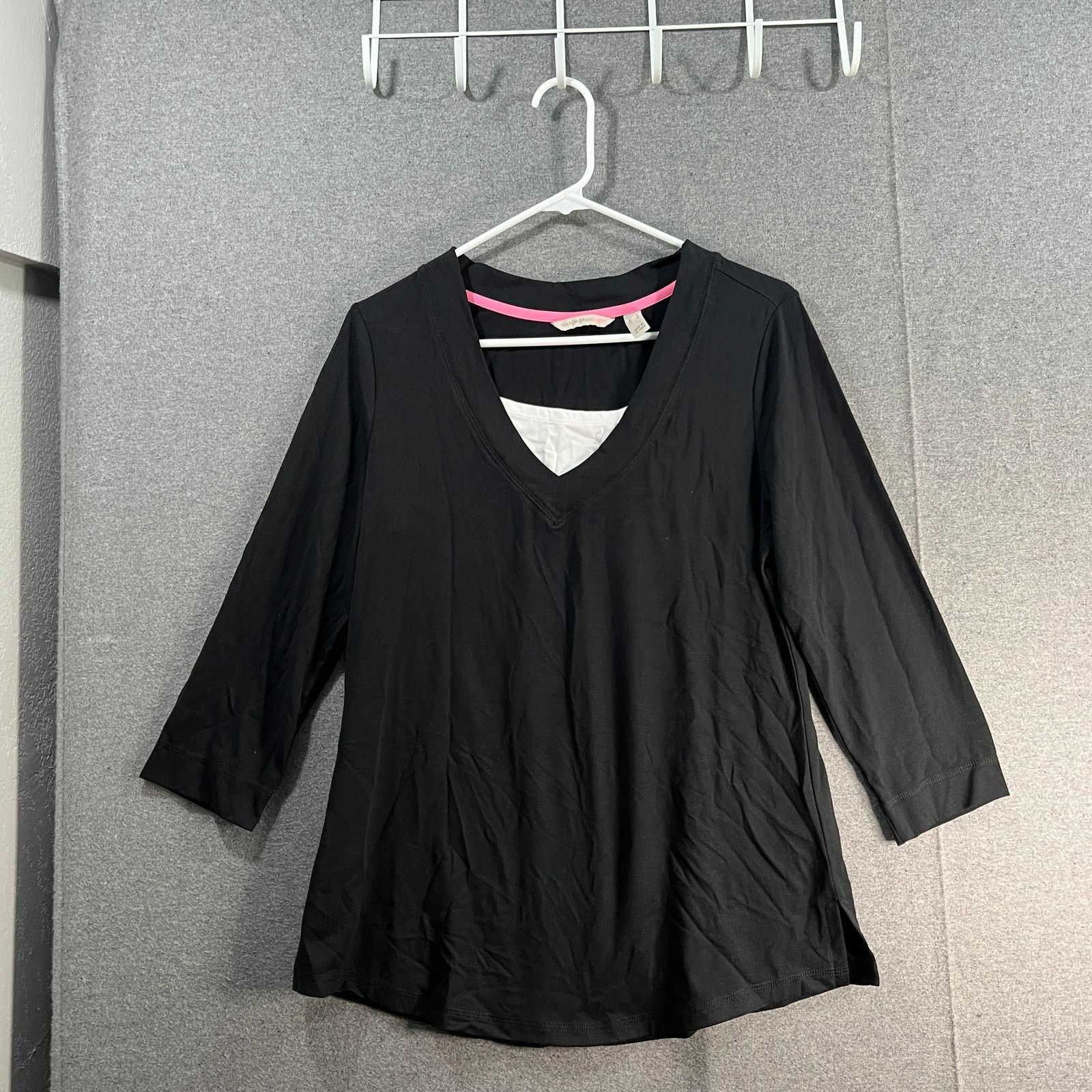 Isaac Mizrahi Isaac Mizrahi Live! Soho Top with 3/4 Sleeves Pitc Size S / US 4 / IT 40 - 1 Thumbnail