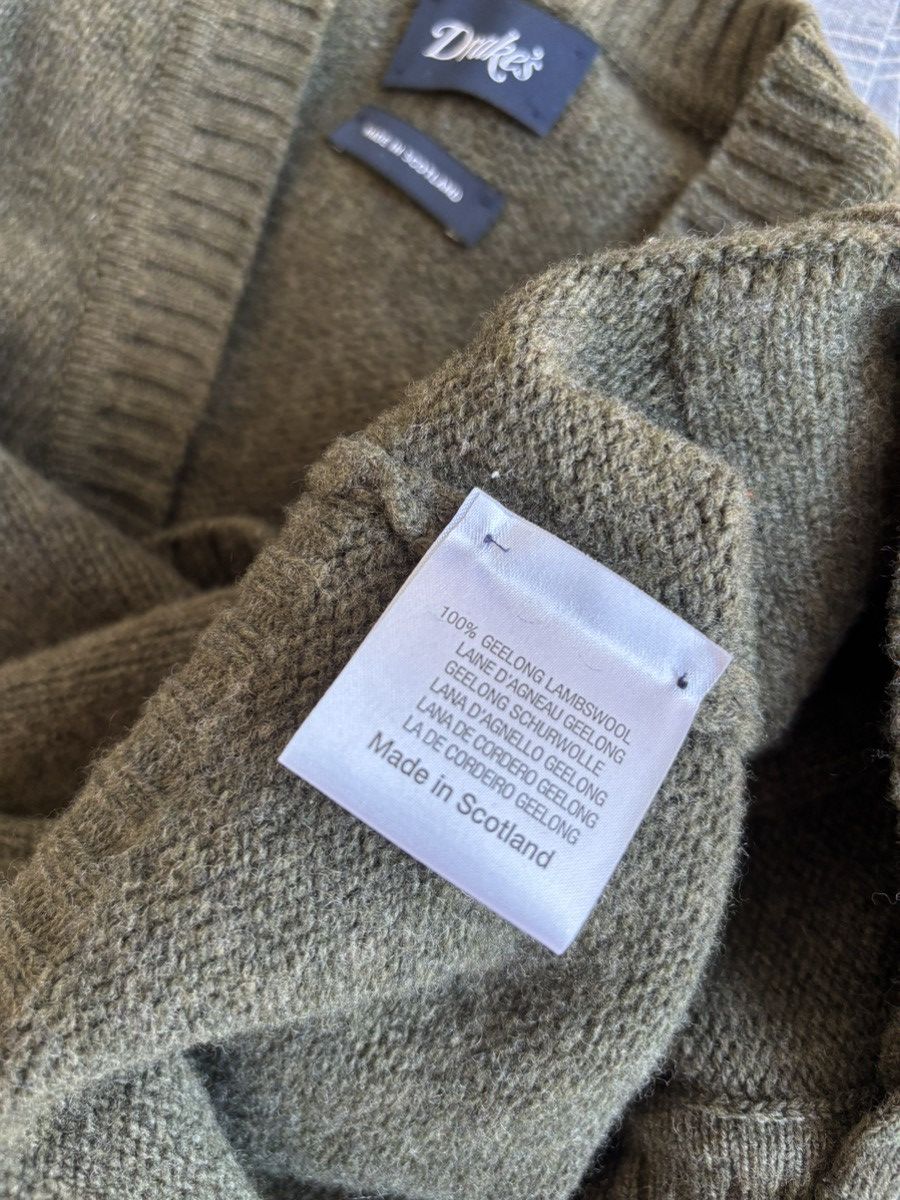 Drake's Lambswool Sleeveless Cardigan Size US L / EU 52-54 / 3 - 6 Thumbnail