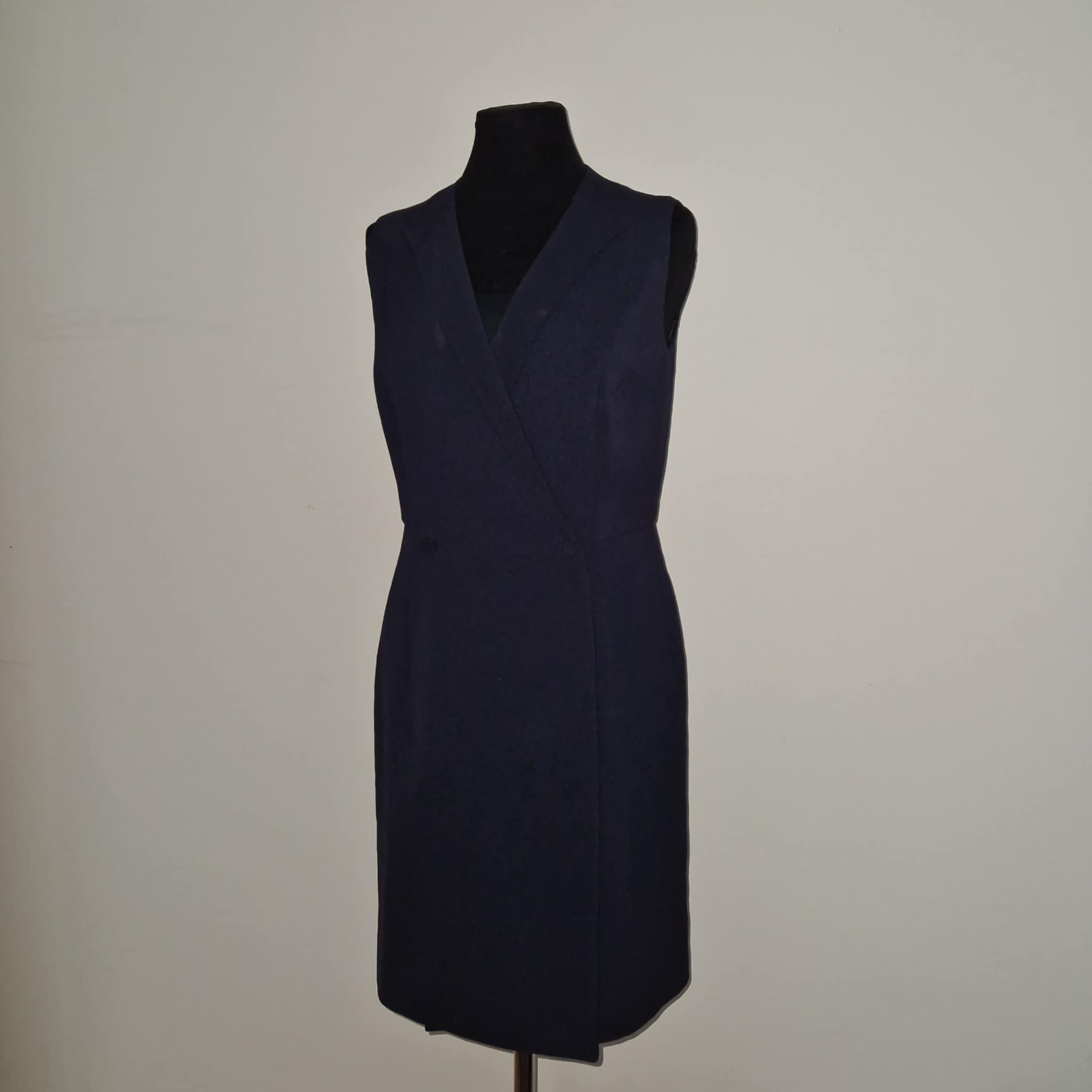 Hugo Boss Hugo Boss Elegant Navy Sheath Dress Size M / US 6-8 / IT 42-44 - 1 Thumbnail