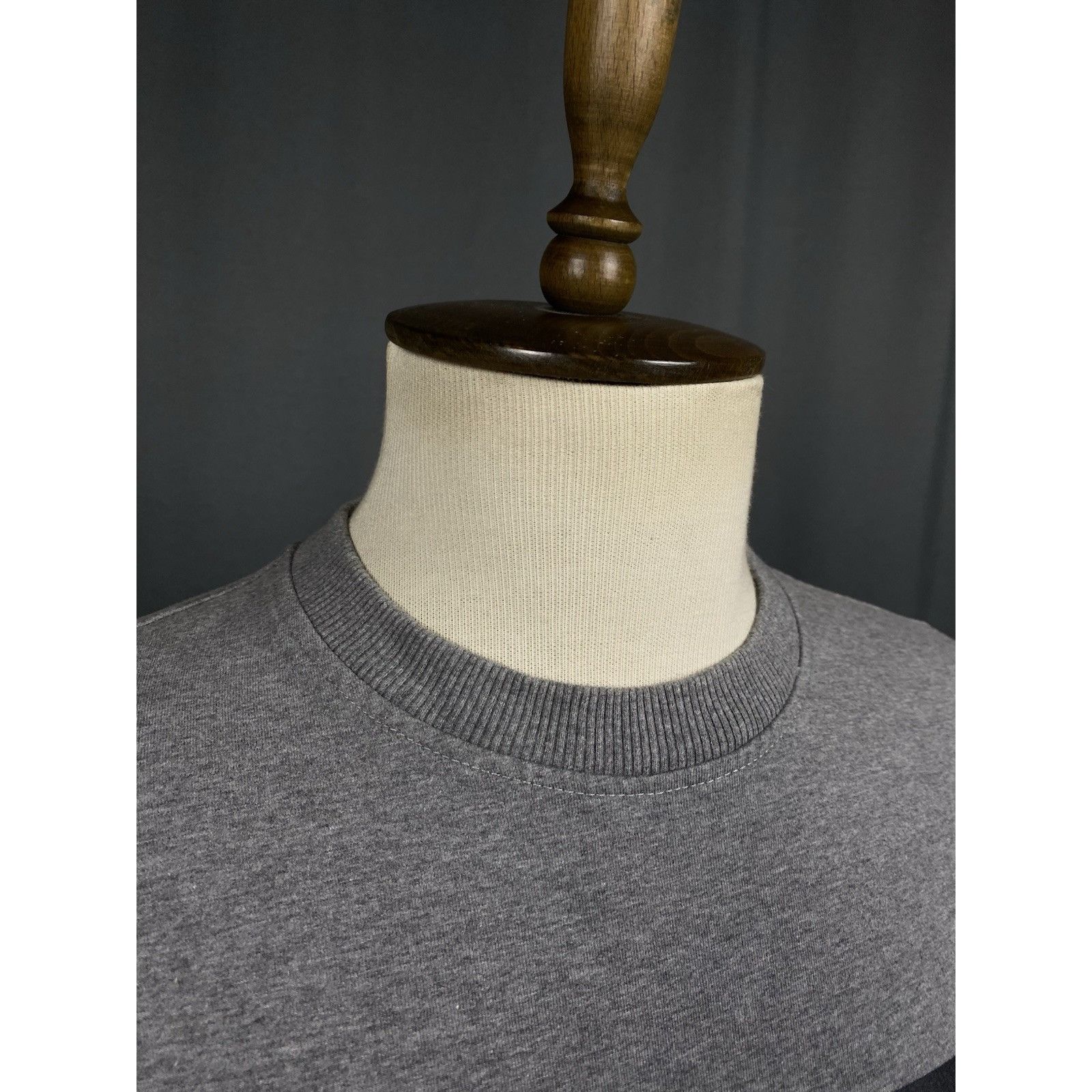Moschino Moschino Psychobilly Big Logo Men's Gray Crewneck Sweater Si Size US M / EU 48-50 / 2 - 6 Thumbnail