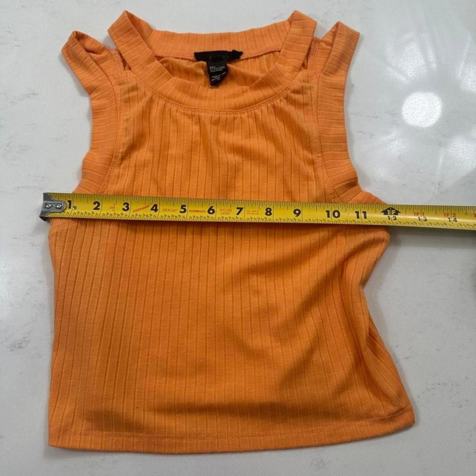 Other H:ours Revolve Tank Top S Julie Cropped Ribbed Cutout Shirt Size S / US 4 / IT 40 - 5 Thumbnail