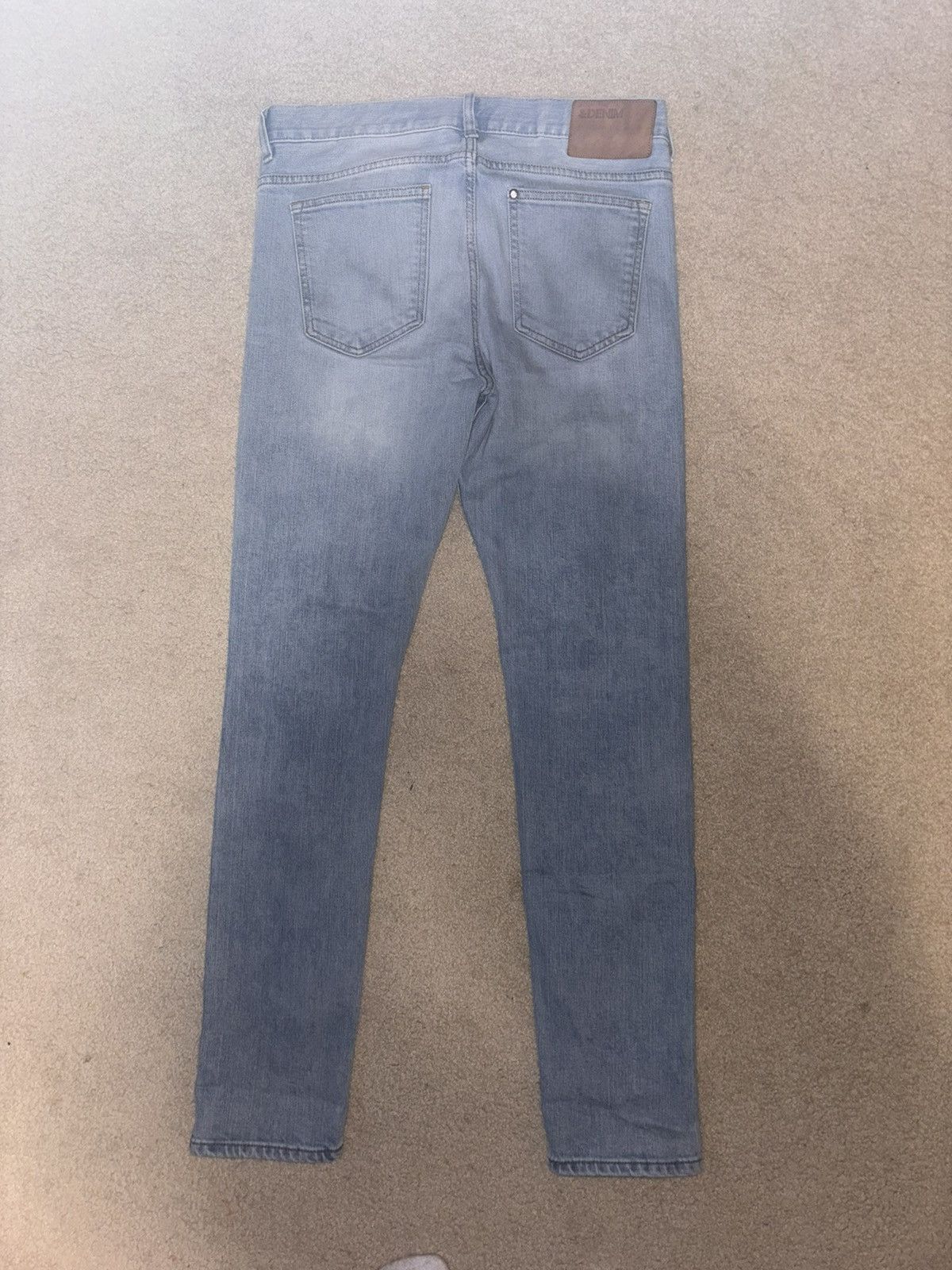 H&M H&M Jeans Mens 30x32 White Wash Denim Slim Size US 30 / EU 46 - 3 Thumbnail