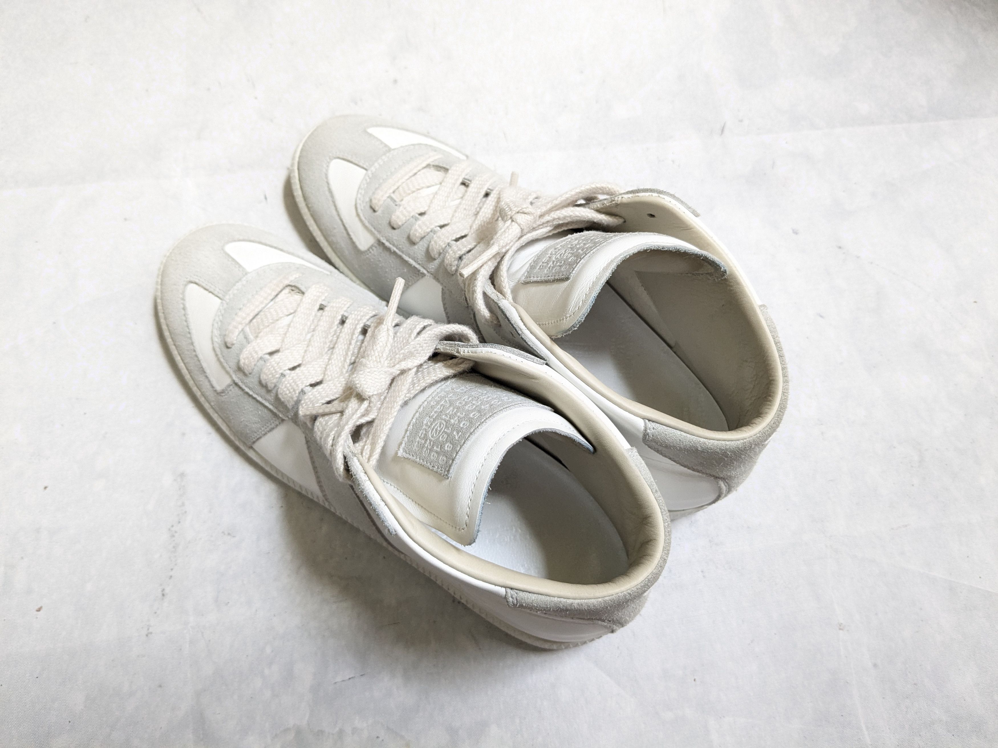 Maison Margiela Maison Margiela GAT Replica White Gray 9 42 High Tops Size US 9 / EU 42 - 16 Thumbnail