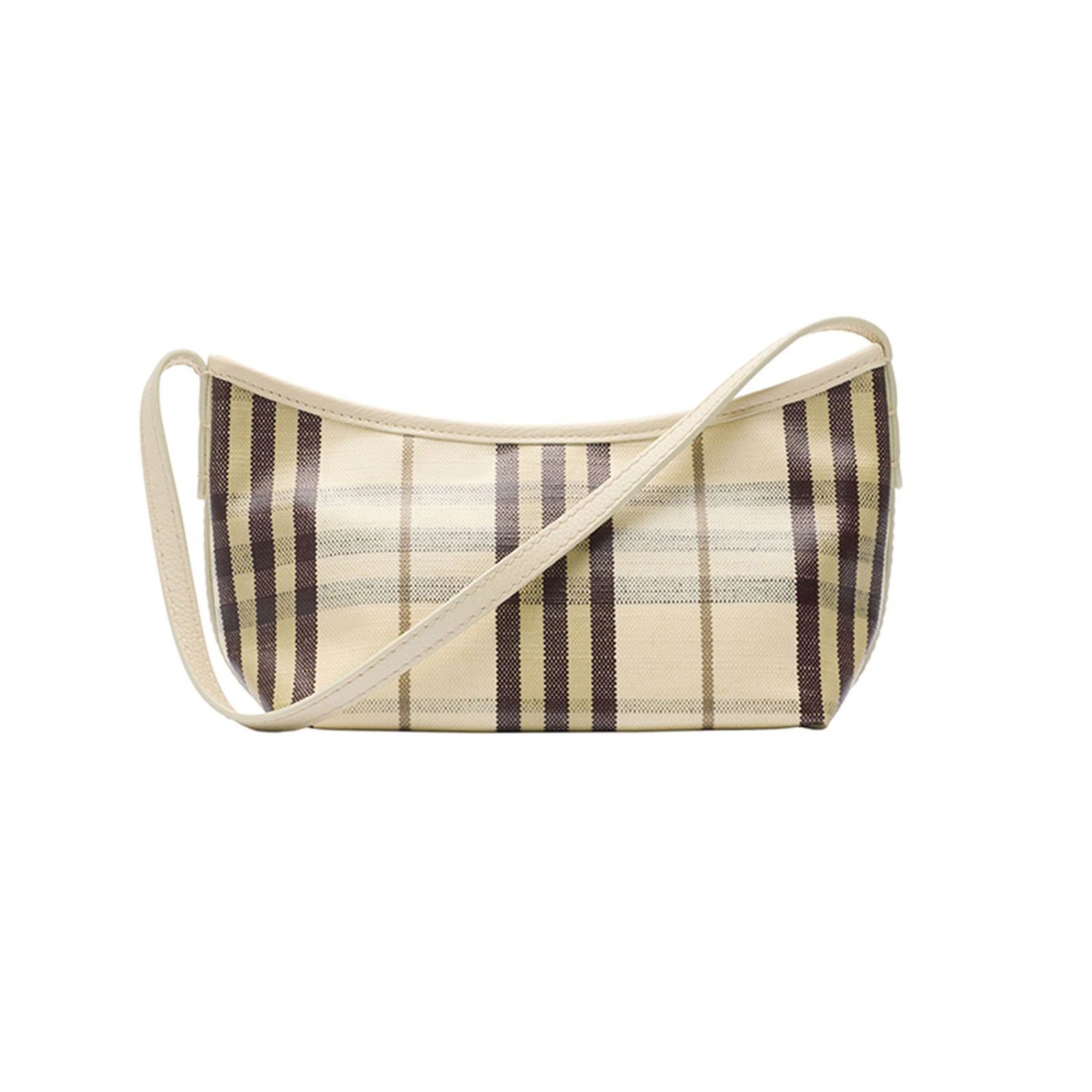 BURBERRY Highlands Mini Light Beige Shoulder Bag New & Authe