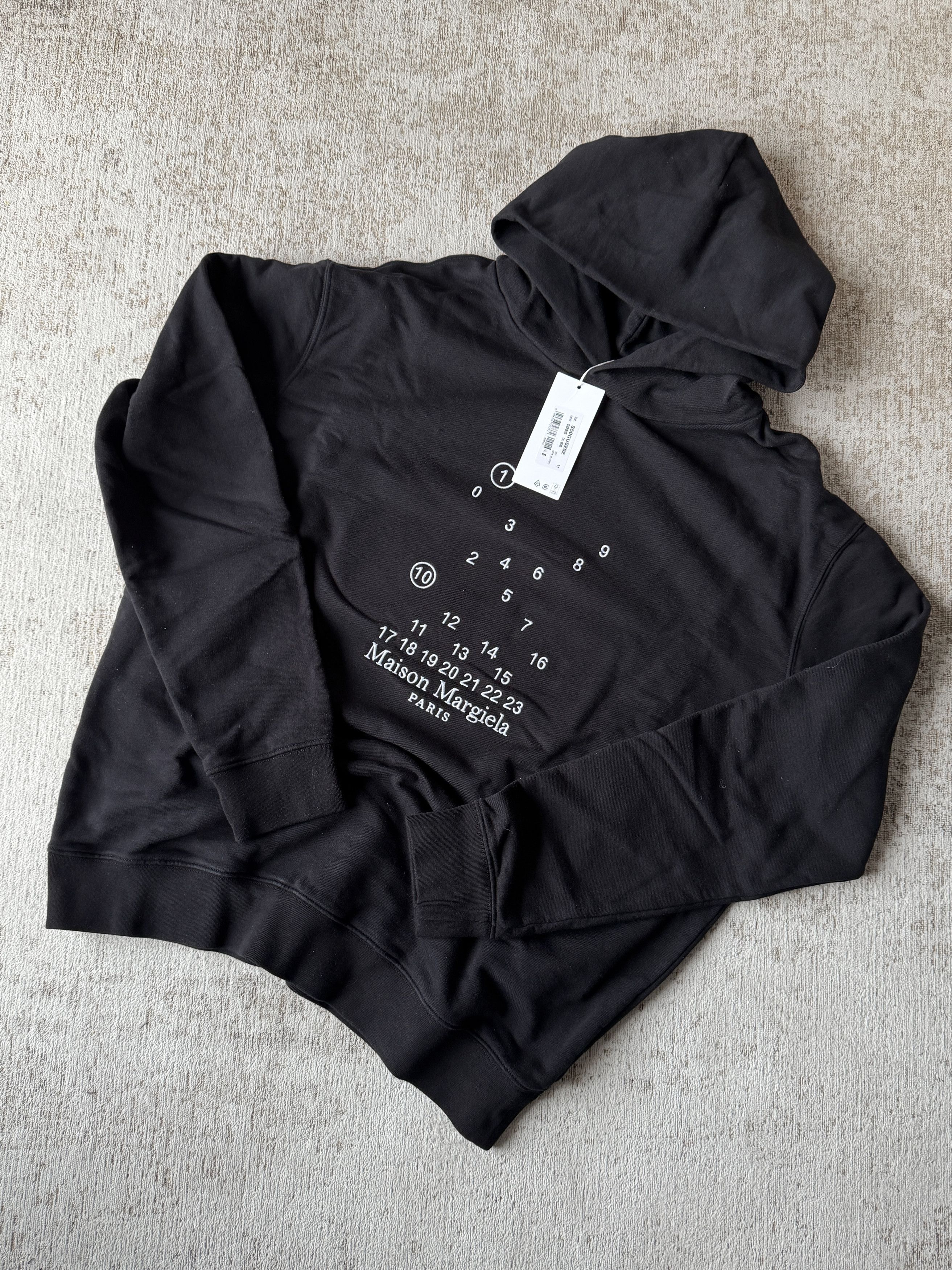 Maison Margiela Numbers Hoodie Oversize