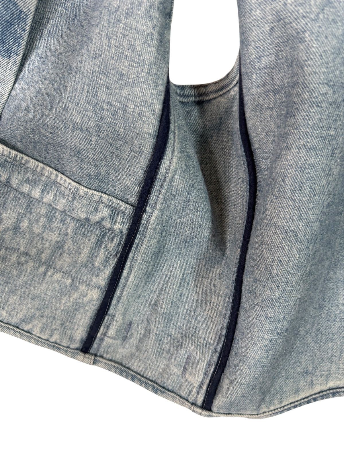 Versace Versace Men’s Denim Vest with Medusa Details Size 48 Size US M / EU 48-50 / 2 - 10 Thumbnail