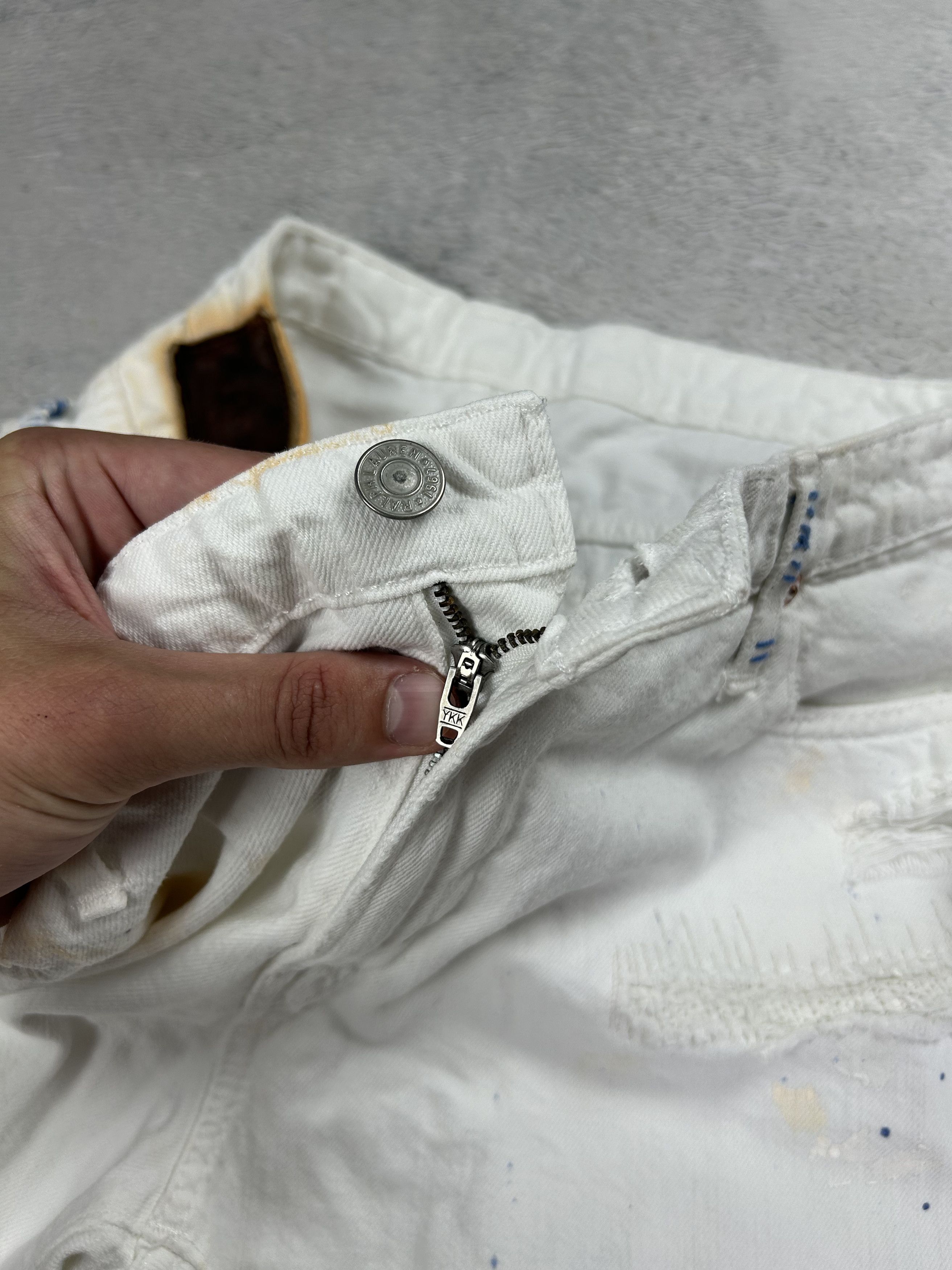 Ralph Lauren × Vintage Ralph Lauren Jeans Distressed denim Ripped Multicolour Size US 32 / EU 48 - 17 Thumbnail