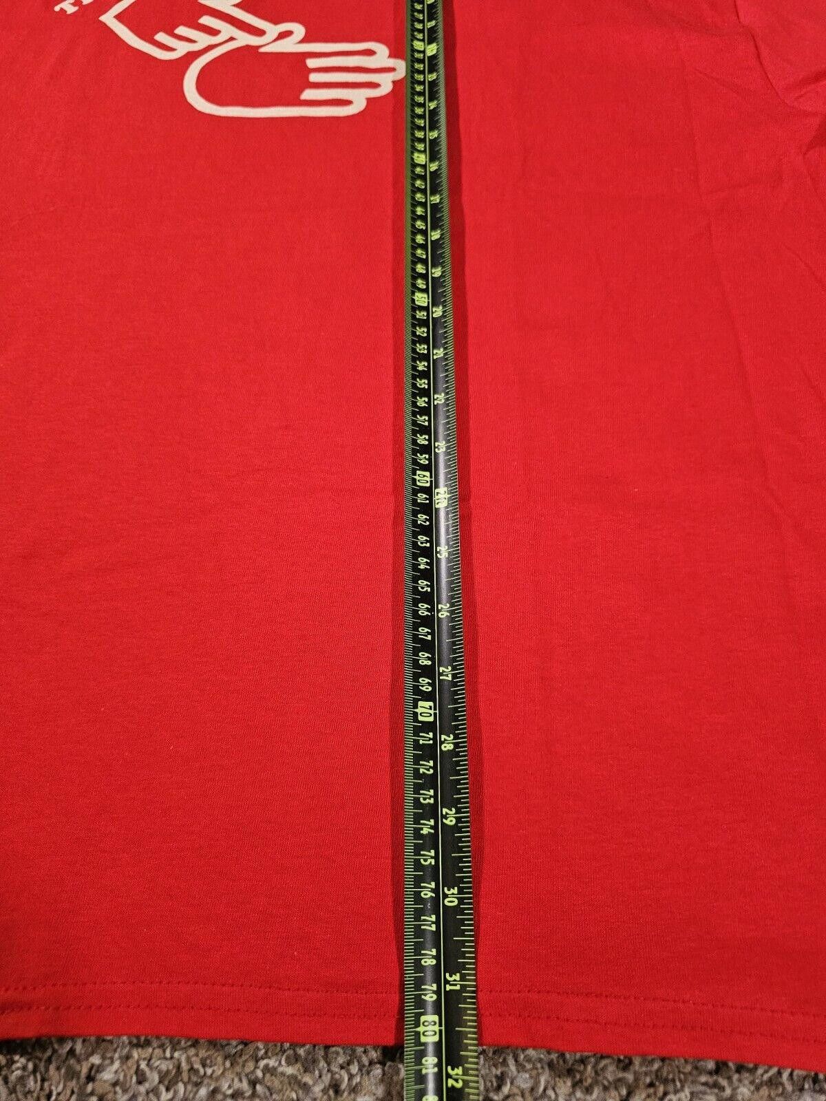 Gildan "This is where i'm from" thumb tshirt 2XL Red Tshirt Size US XXL / EU 58 / 5 - 6 Thumbnail