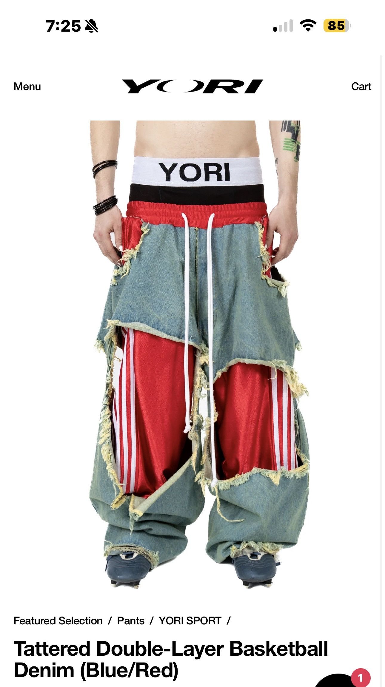 Designer × Other × Streetwear Yori Sport 5 stripe denim | Grailed