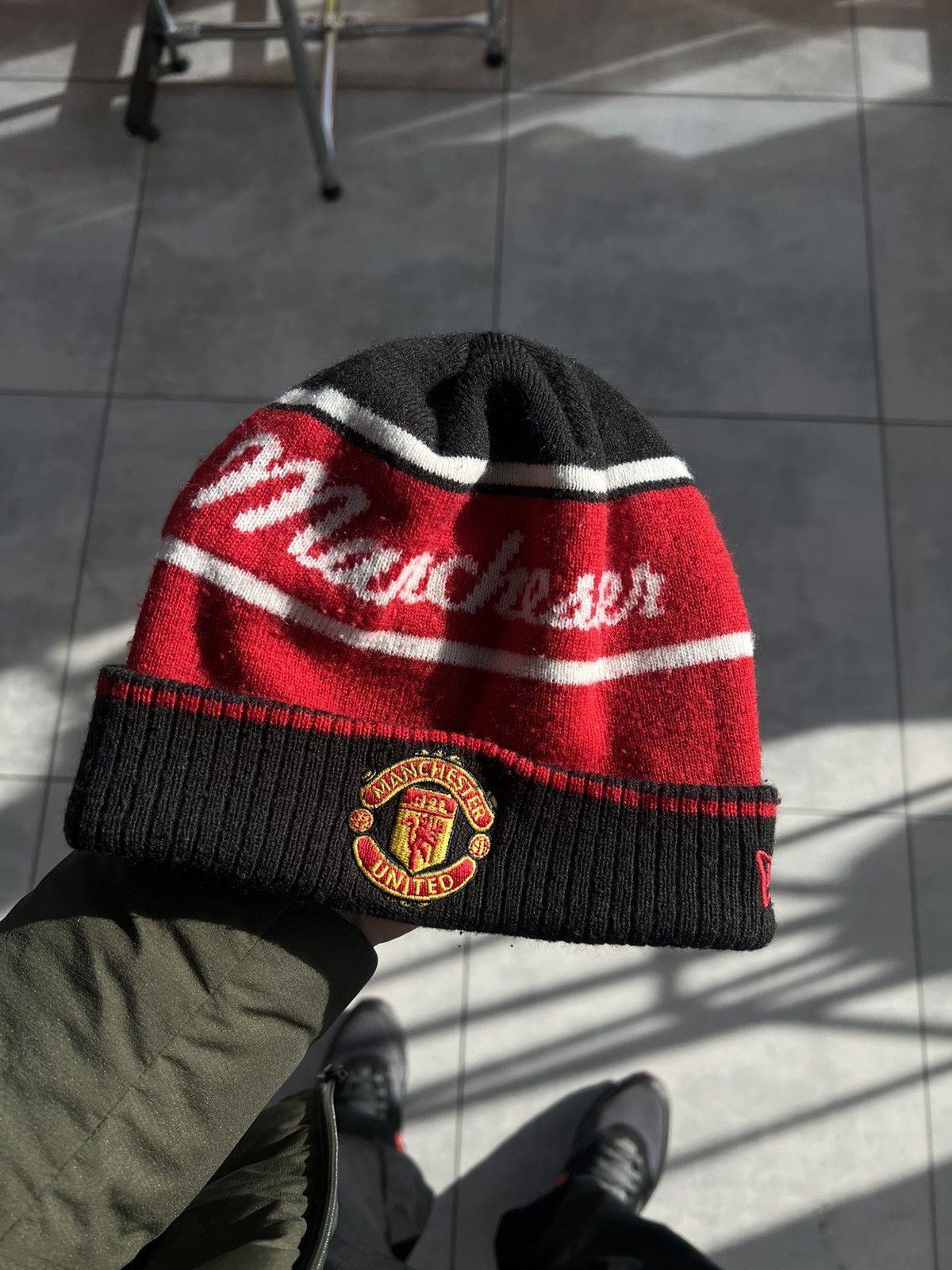 New Era VINTAGE NEW ERA FC MANCHESTER UNITED ENGLAND SOCCER JERSEY Size ONE SIZE - 1 Thumbnail