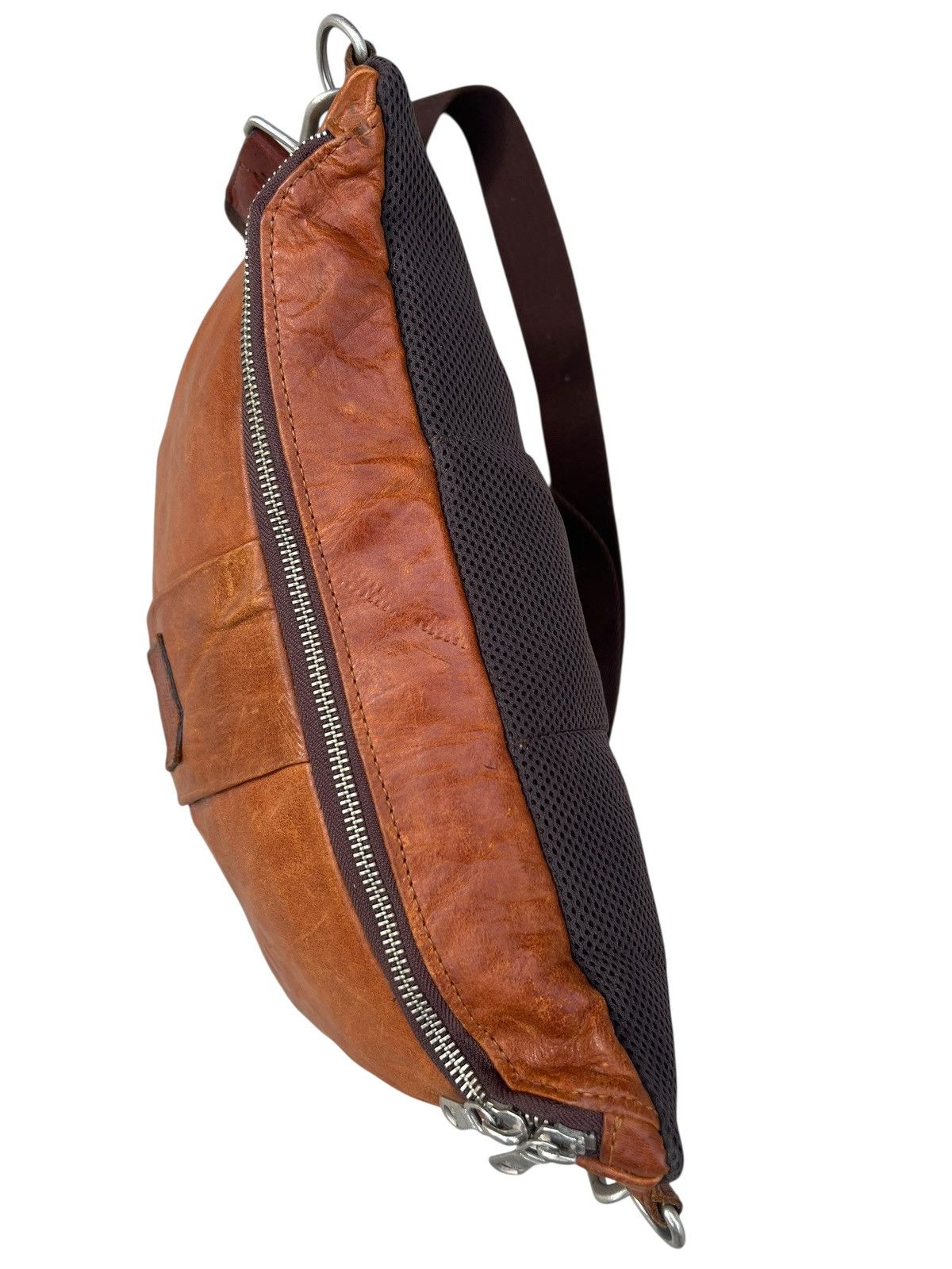 Leather Patina Brown Leather Bag Creed Japan Size ONE SIZE - 16 Thumbnail