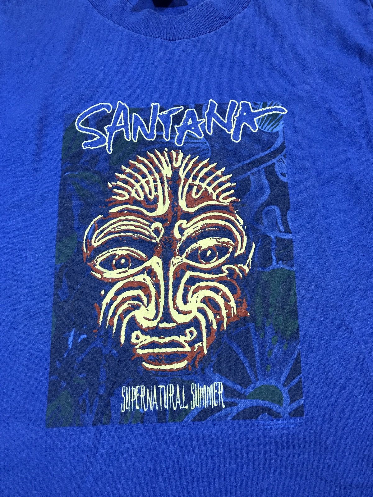 Vintage Santana Supernatural Album T Shirt 1999s Size US S / EU 44-46 / 1 - 2 Thumbnail