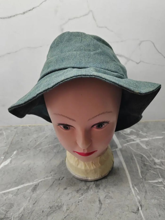 Vintage Vintage Unknown Denim Bucket Hat Size ONE SIZE - 2 Thumbnail