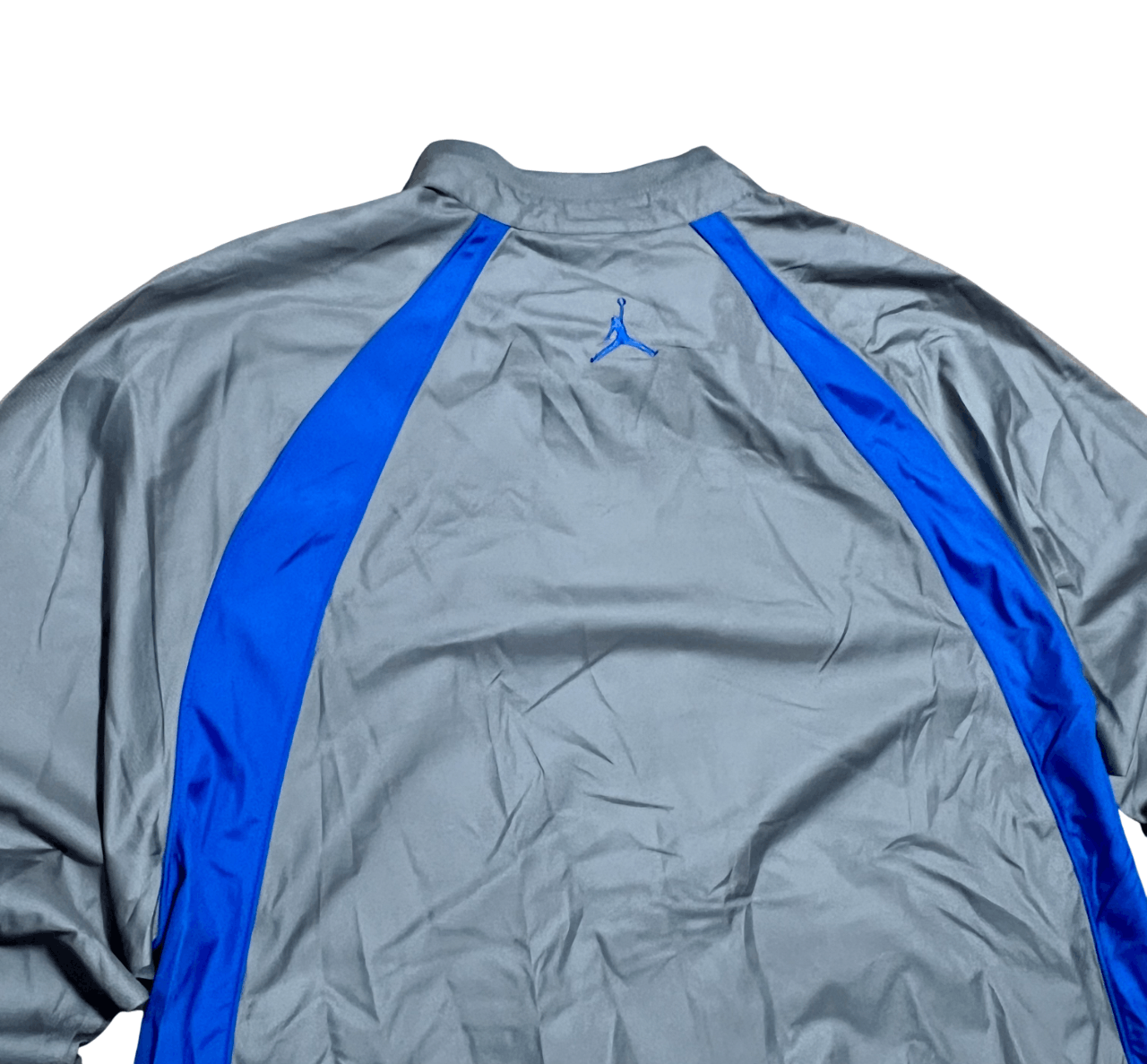 Jordan Brand Air Jordan Retro Blue & Gray AJ1 Muscle Windbreaker Jacket Size US L / EU 52-54 / 3 - 6 Thumbnail