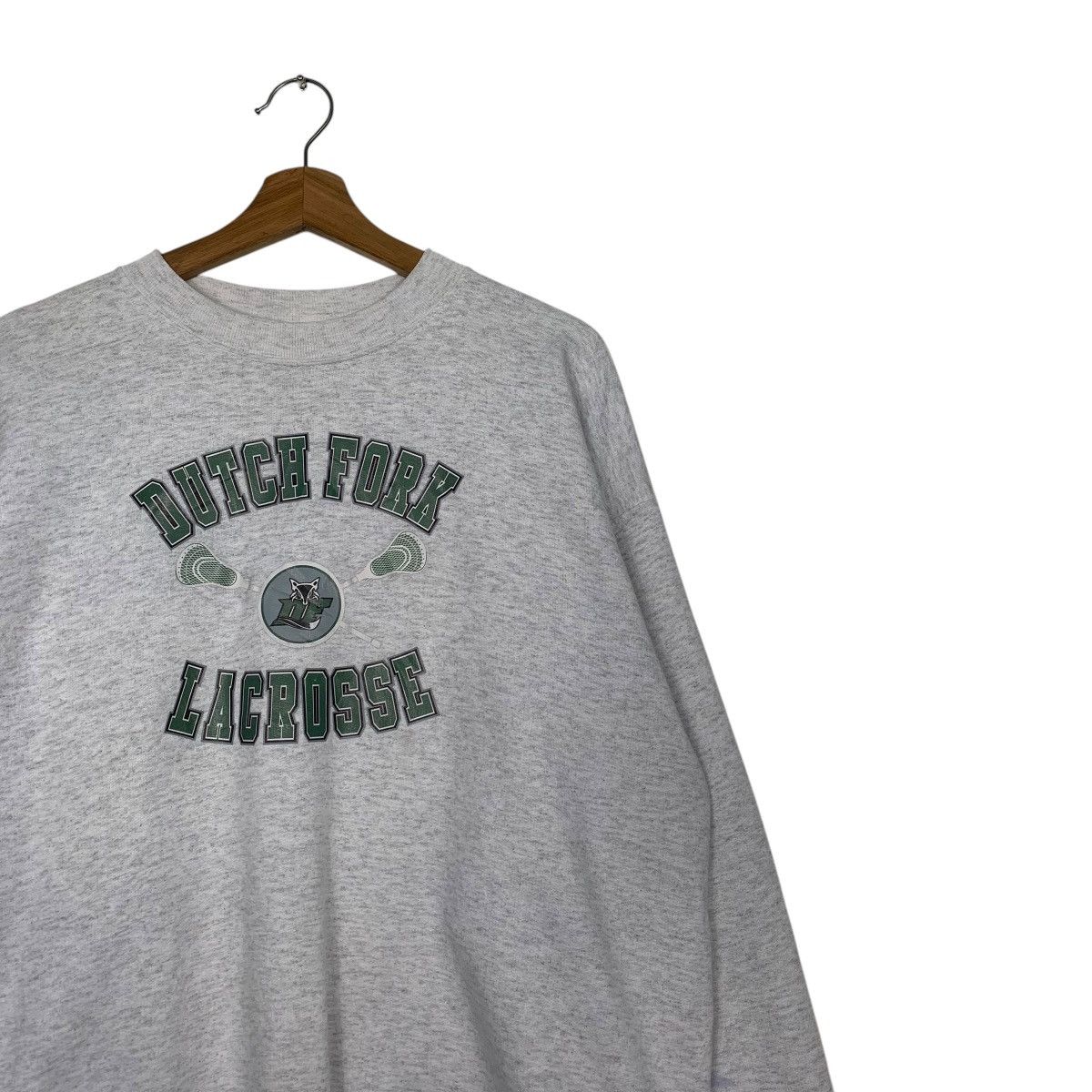 Japanese Brand Dutch Fork Lacrosse Big Logo Crewneck sweatshirt Size US L / EU 52-54 / 3 - 5 Thumbnail