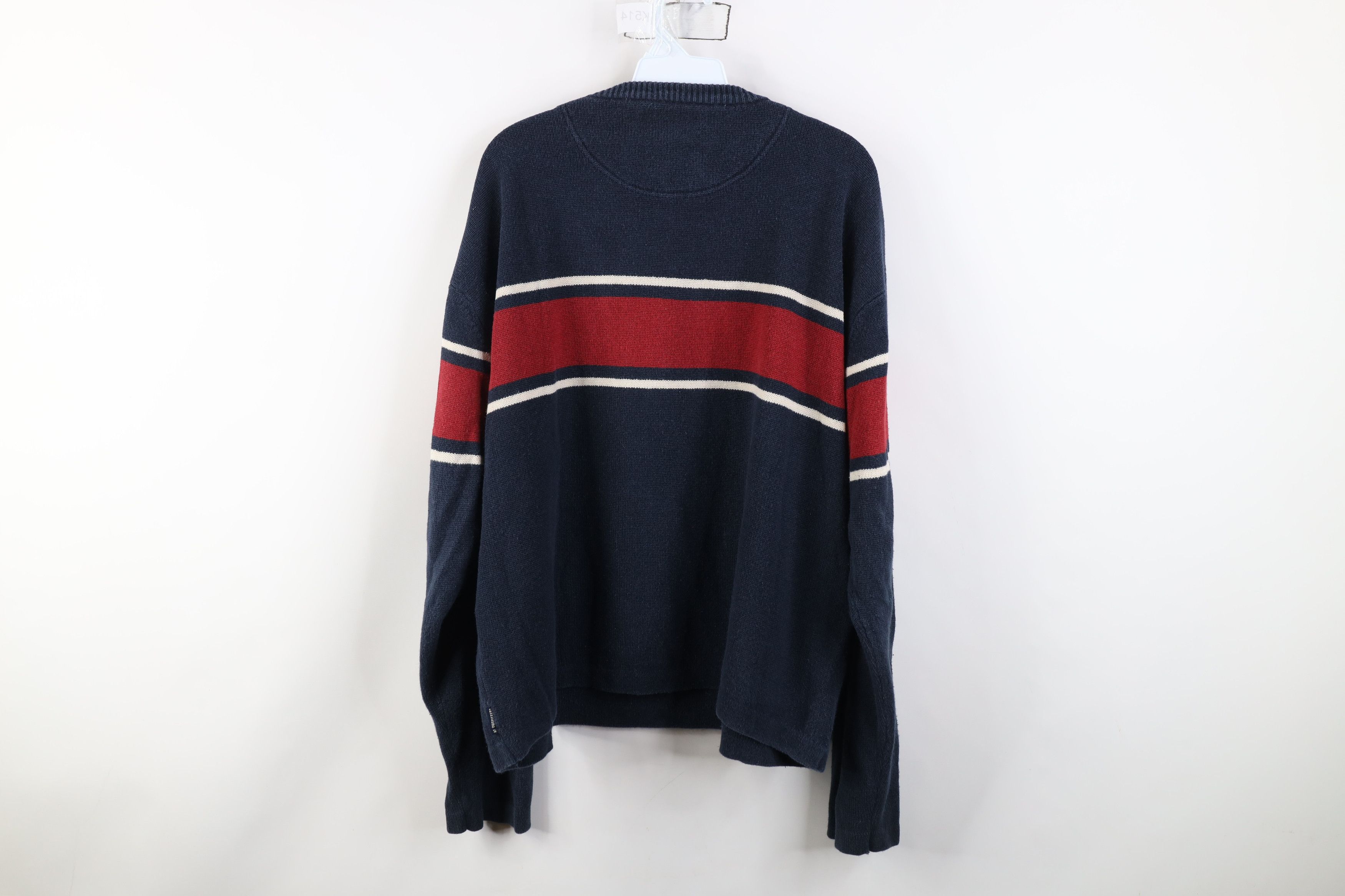 American Eagle Outfitters Vintage 90s Y2K American Eagle Block Knit Crewneck Sweater Size US XL / EU 56 / 4 - 10 Thumbnail