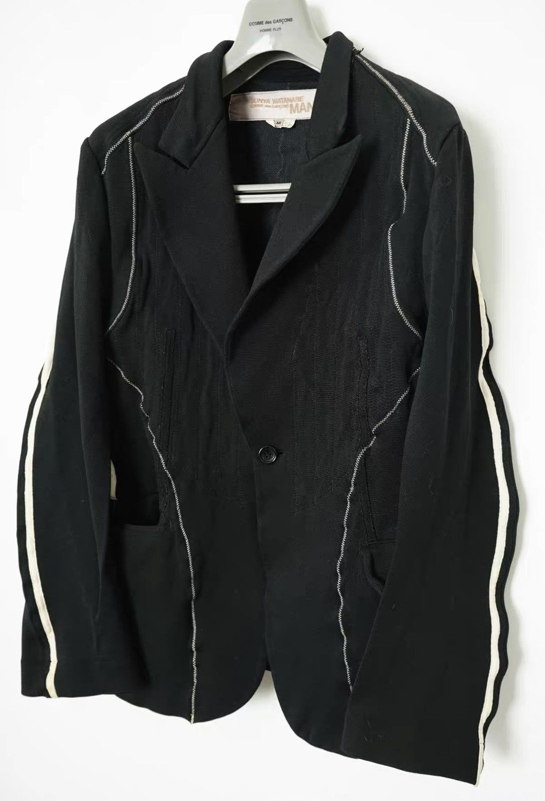 Comme des Garcons Comme des Garçons CDG Distressed Pleated Jacket Size US M / EU 48-50 / 2 - 2 Thumbnail