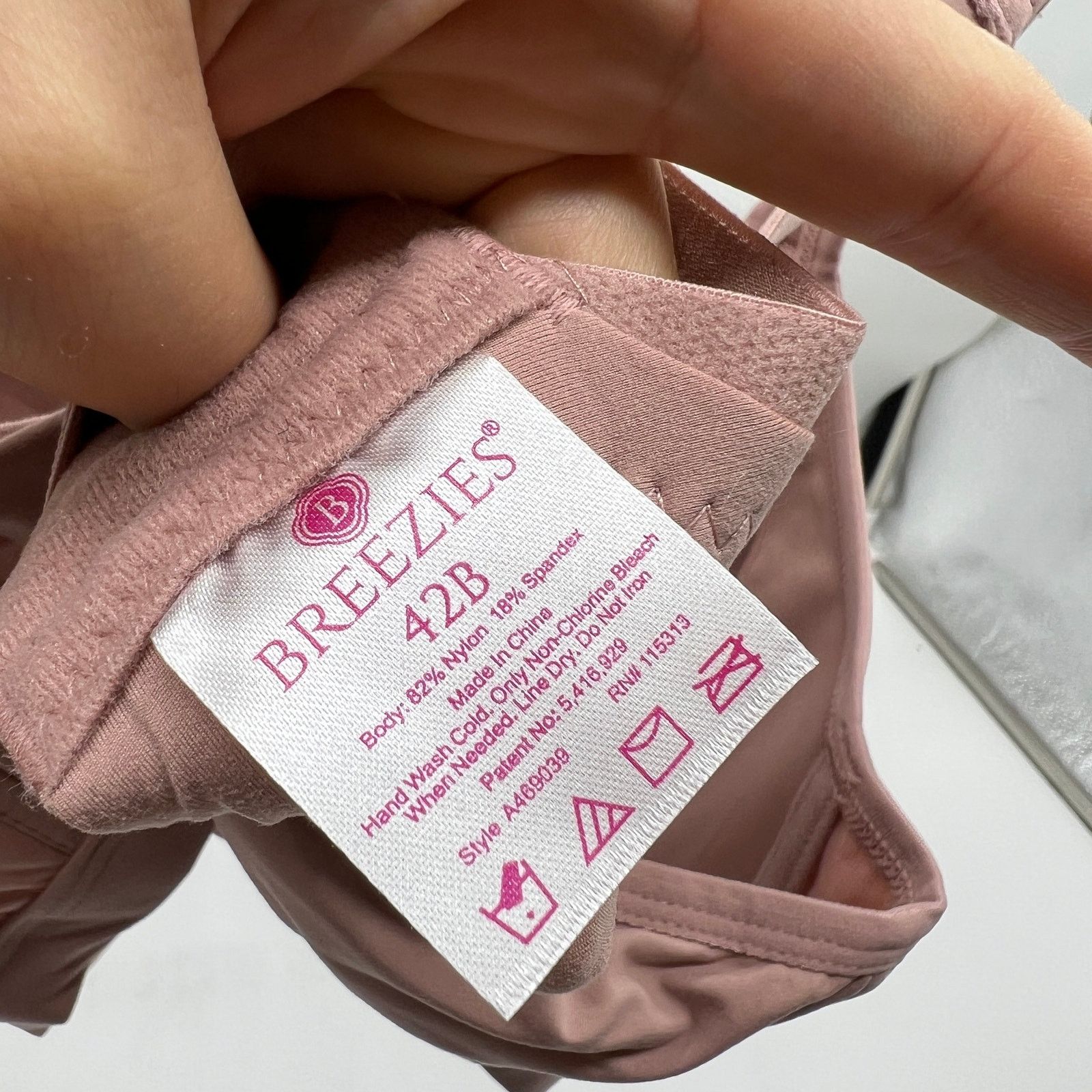 Other Breezies Comfort Zone Full Coverage Wirefree T-Shirt Bra Ros Size M / US 6-8 / IT 42-44 - 3 Thumbnail
