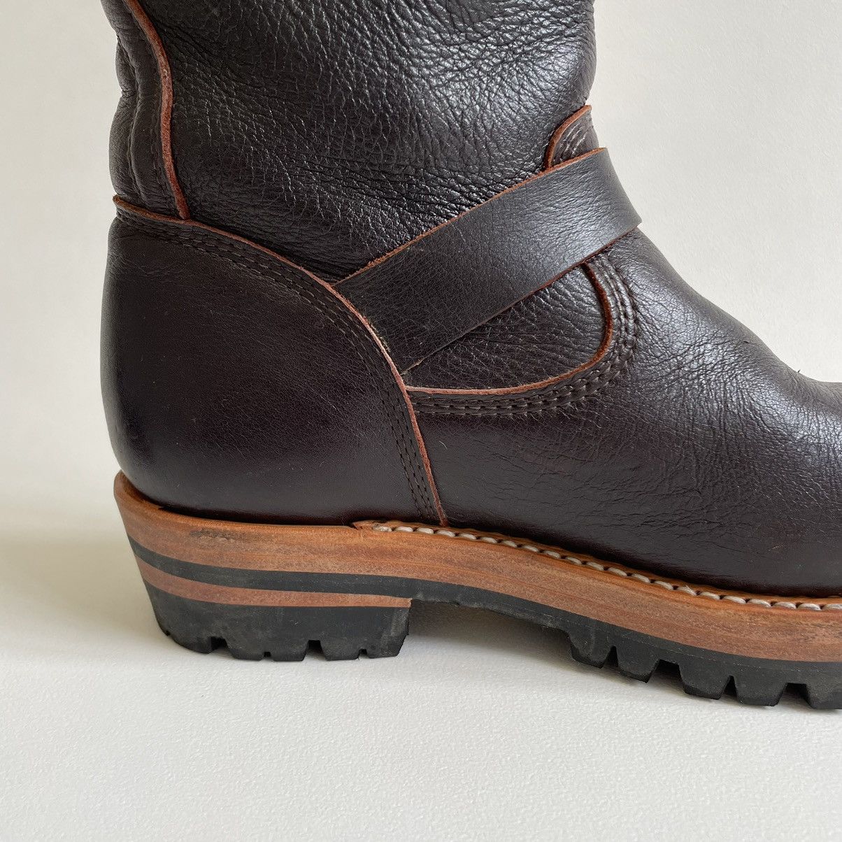 DENIM TEARS × Our Legacy ‘Corrall’ Oxblood Leather Engineer Boots Size US 9 / IT 39 - 18 Thumbnail