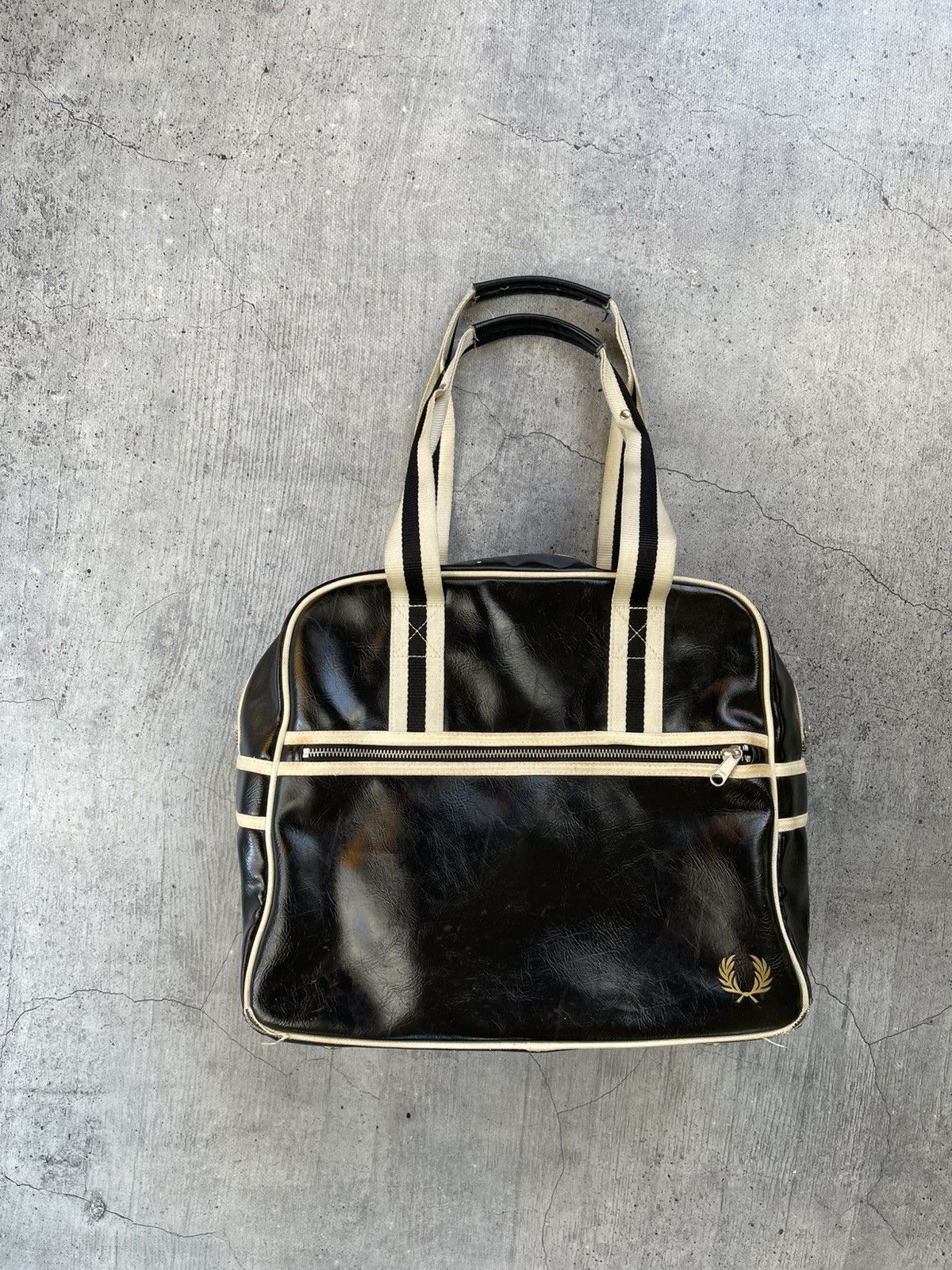 Fred Perry Vintage 90s Fred Perry leather bag Size ONE SIZE - 1 Thumbnail