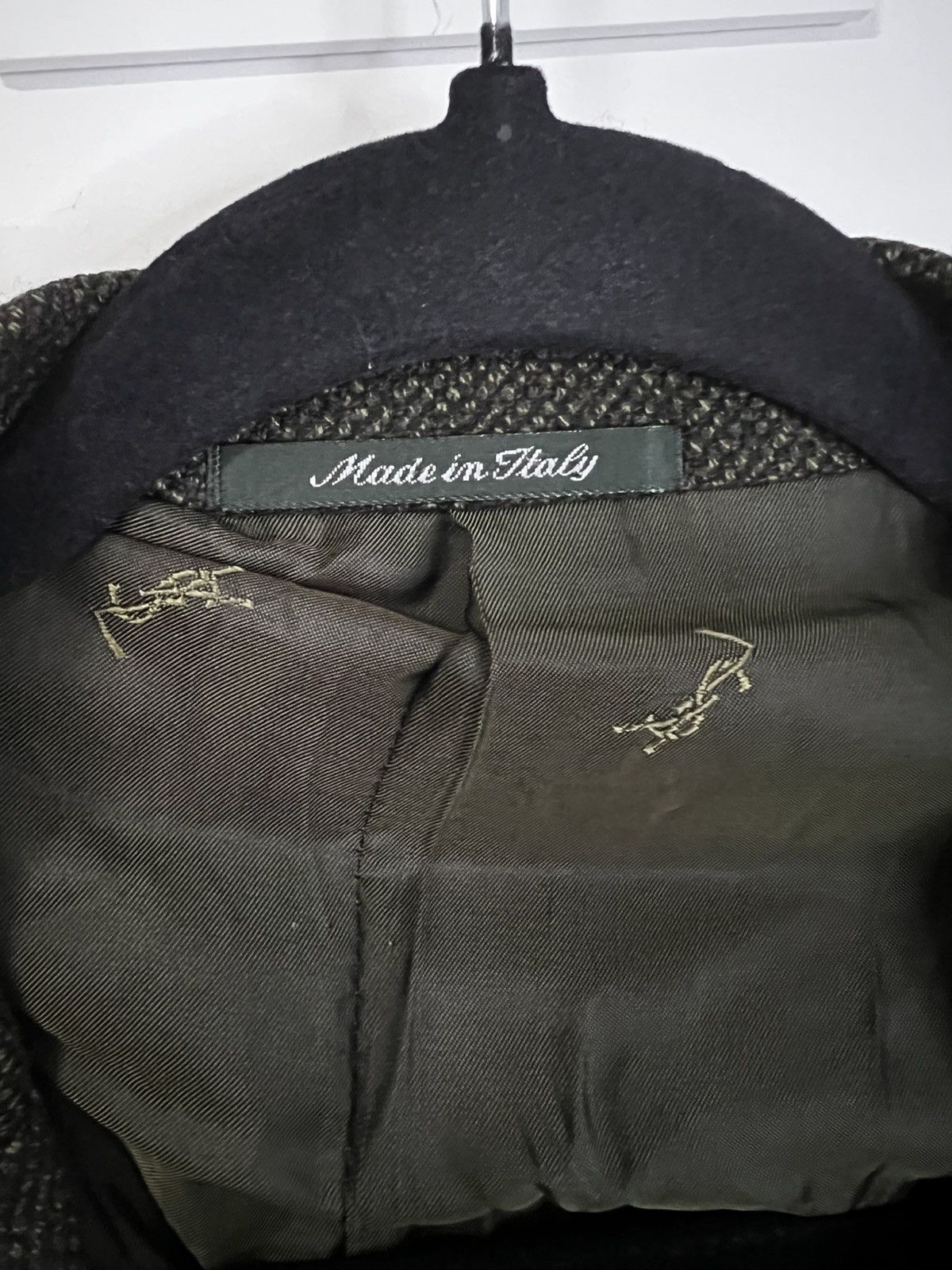 Yves Saint Laurent Yves saint laurent blazer jacket L/XL green black wool Size US L / EU 52-54 / 3 - 4 Thumbnail