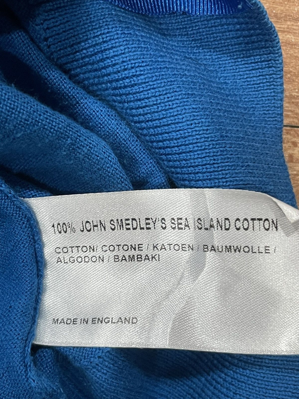 John Smedley John Smedley Blue Cardigan Size ONE SIZE - 5 Thumbnail