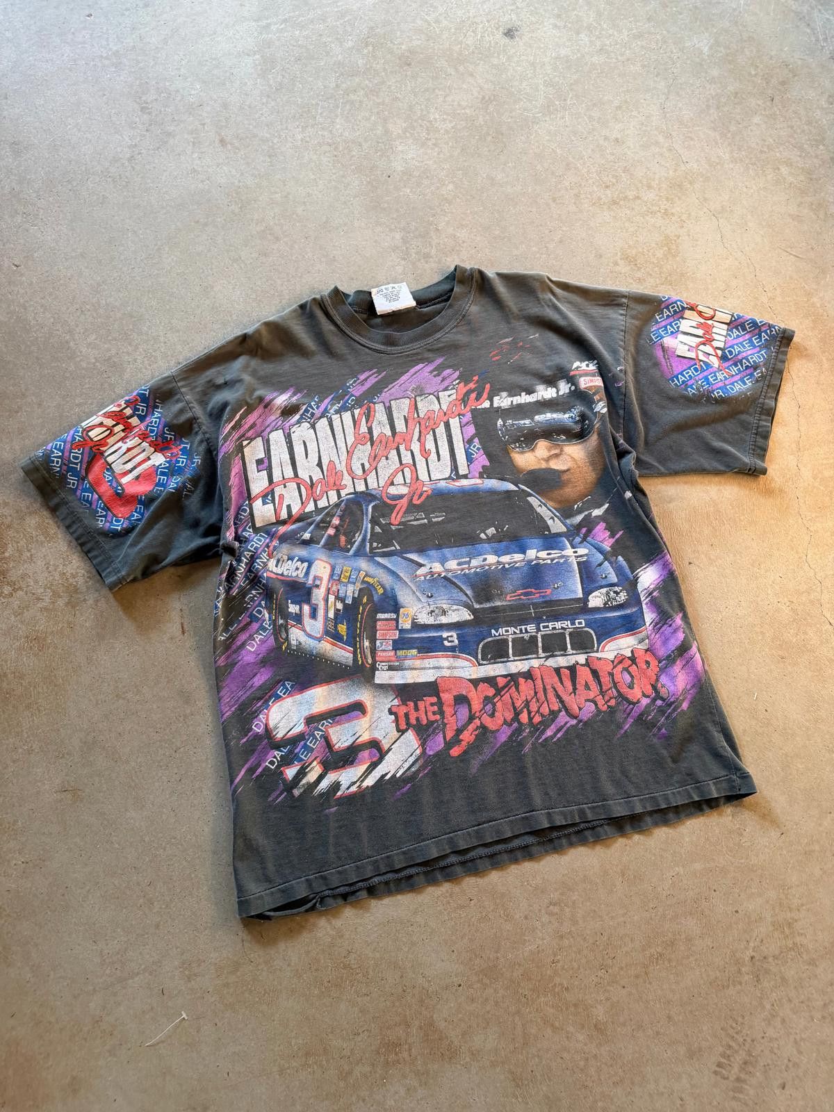 Chase Authentics VTG Dale Earnhardt JR The Dominator All Over Print Tee Sz XL Size US XL / EU 56 / 4 - 2 Thumbnail