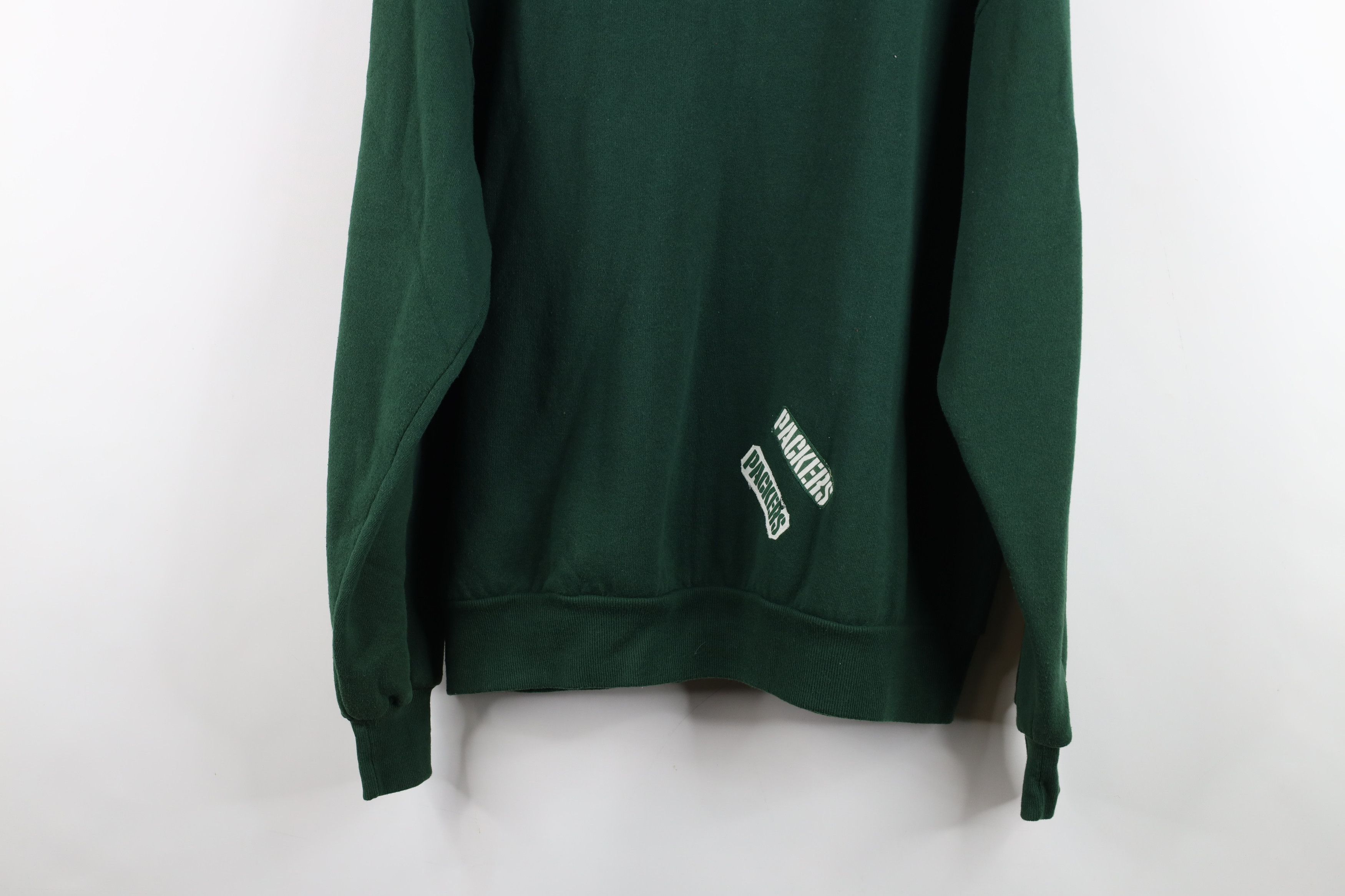 Vintage Vintage 90s Bay Packers Football Cardigan Sweatshirt USA Size L / US 10 / IT 46 - 14 Thumbnail