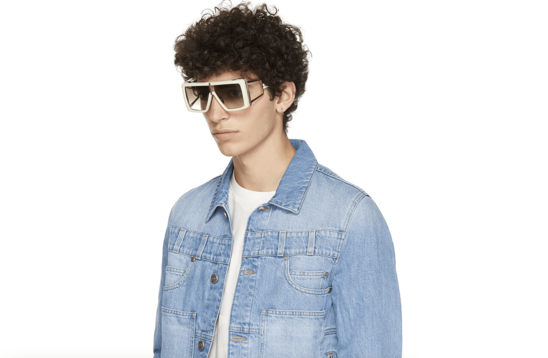 Balmain NEW Balmain BPS127-A Gold Wonder Boy III Sunglasses 