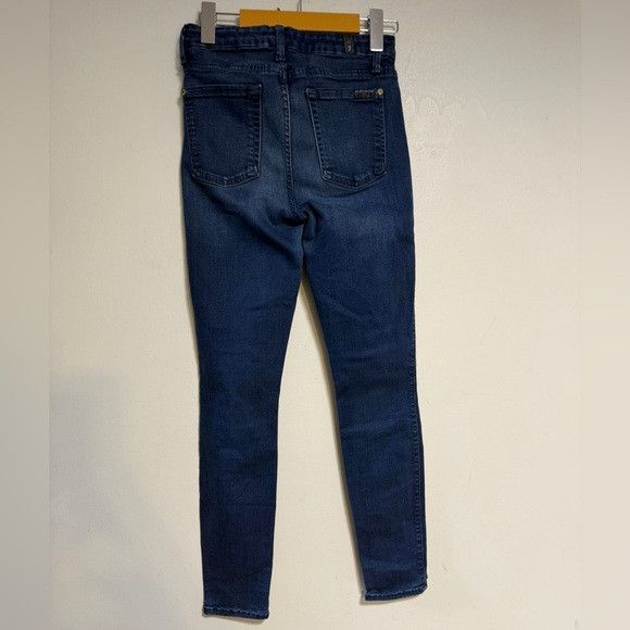 7 For All Mankind 7 For All Mankind High Waist Skinny Jeans Dark Wash Size 27 Size 27" / US 4 / IT 40 - 5 Thumbnail