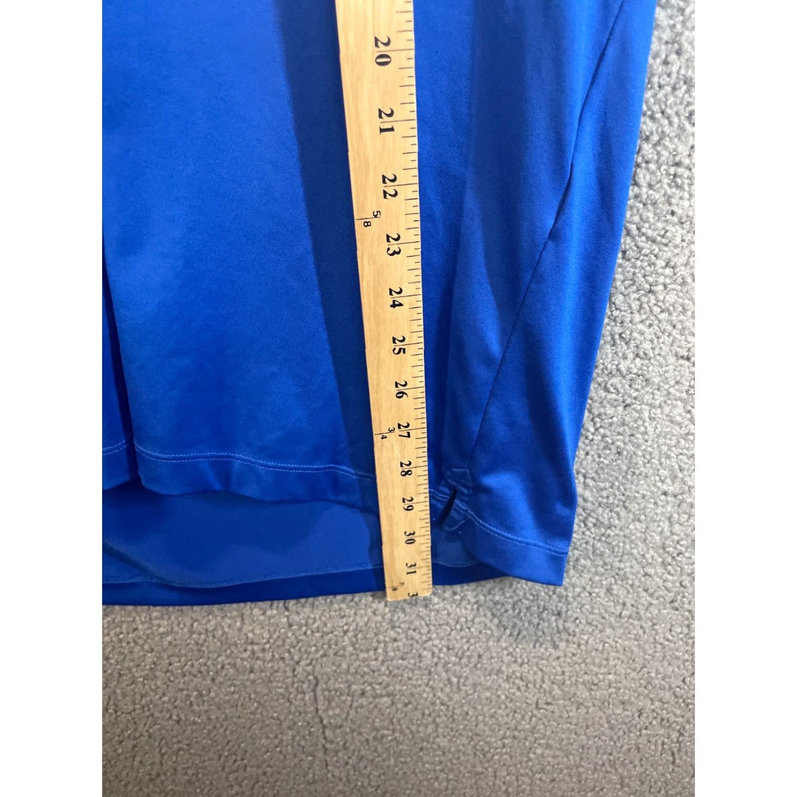 Haggar HAGGAR Polo Shirt Men’s Size Large Blue Heat Gear Polo Shirt Solid Short Sleeve Collared Pullover All Seasons Golf Men Fashion Size US L / EU 52-54 / 3 - 3 Thumbnail