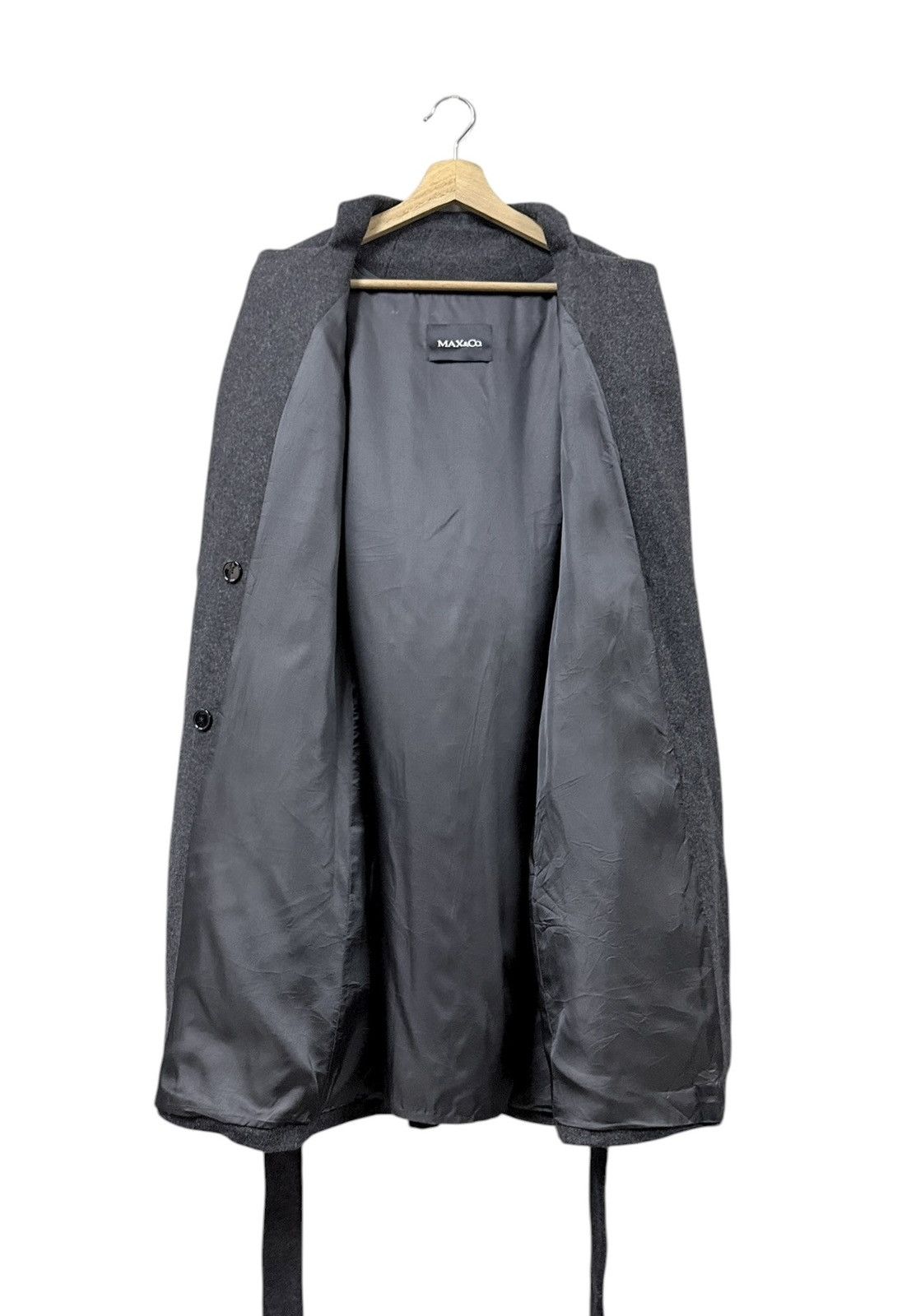 MM6 Max&Co Asymmetrical Wool Double Breasted Longjacket Belt Size US S / EU 44-46 / 1 - 11 Thumbnail