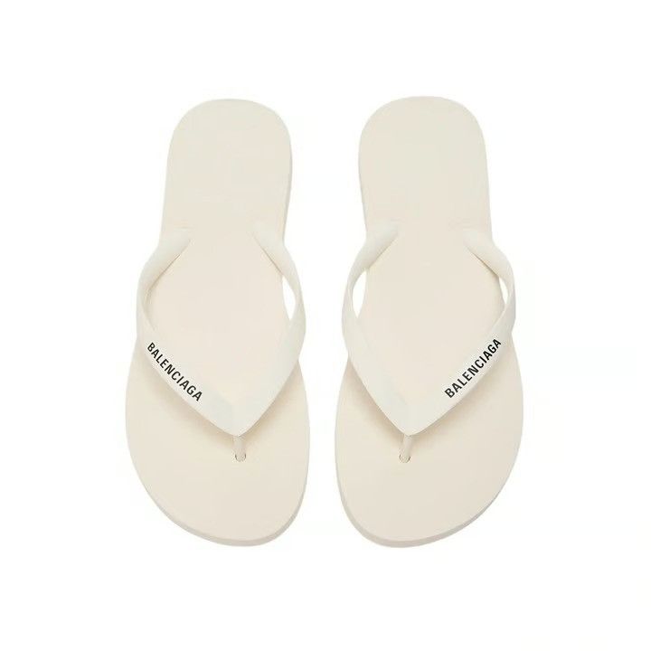Balenciaga o1tr1nto0526 Thong Sandals in White Size US 11 / IT 41 - 2 Thumbnail