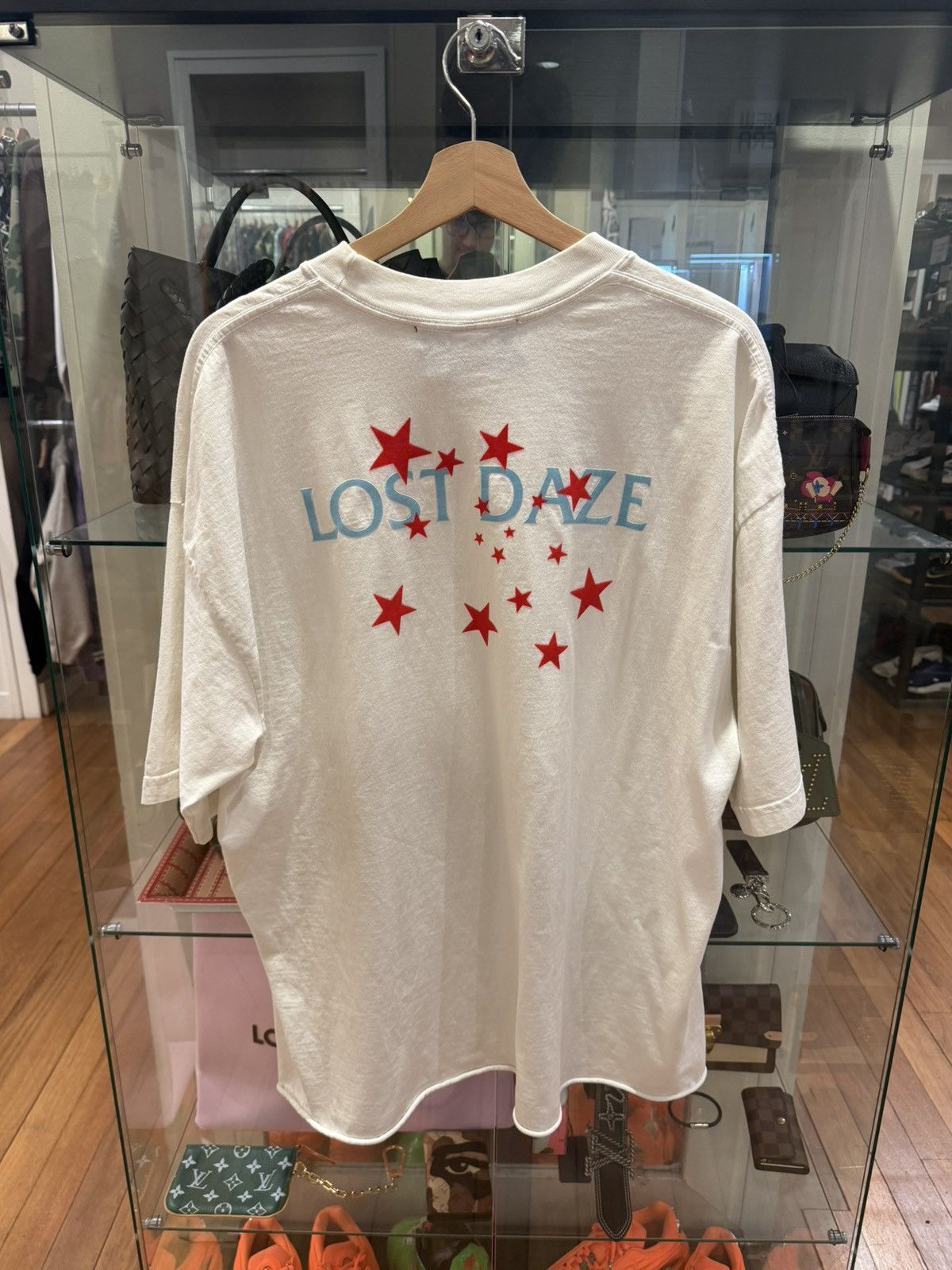 Lost Daze Lost Daze Rabbit Tee - Cream Size US M / EU 48-50 / 2 - 2 Thumbnail