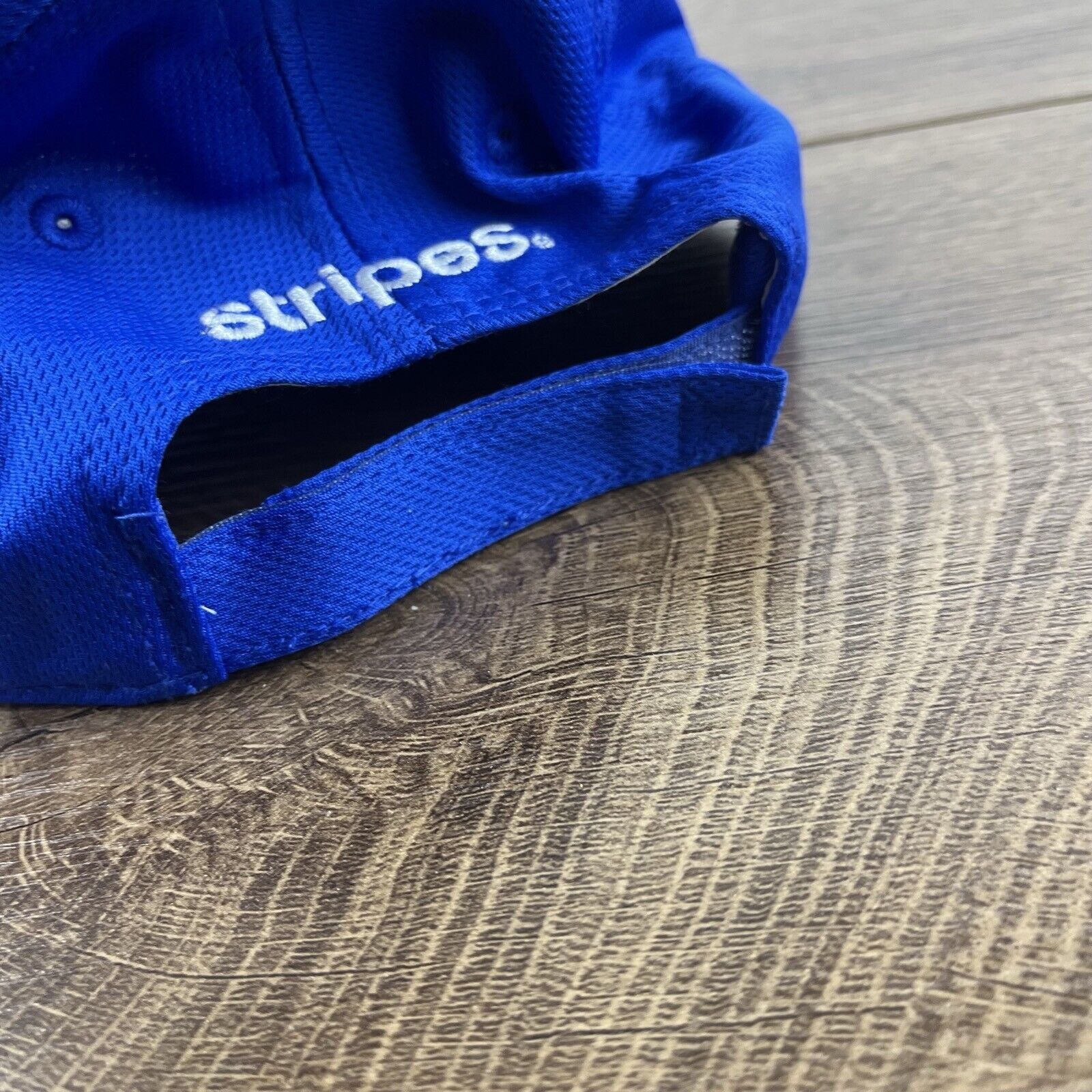 Other Stripes Hat Stripes Restaurant Hat Blue Cap Adjustable Blue Size ONE SIZE - 11 Thumbnail
