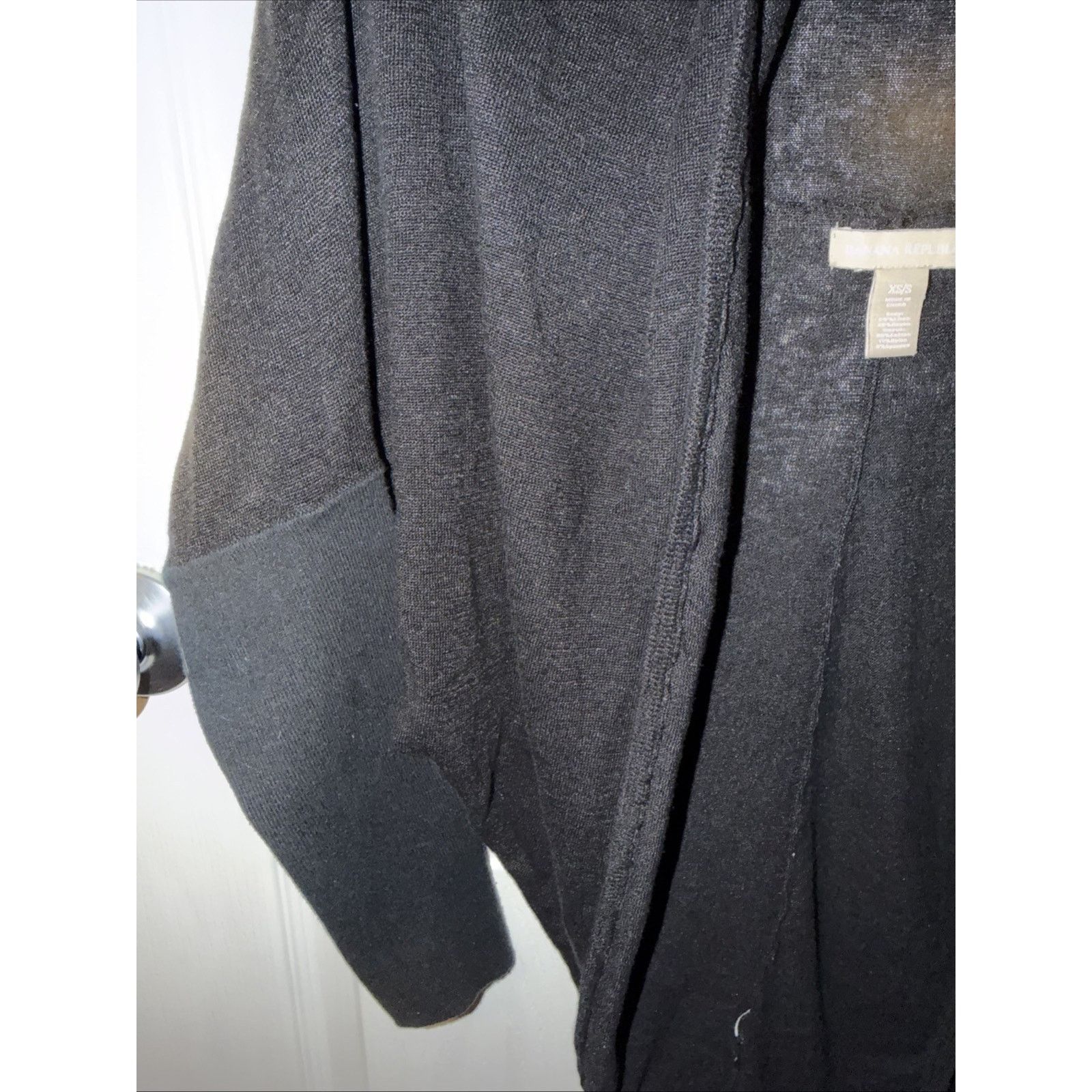Banana Republic Banana Republic Women Cardigan Sweater Black XS/S Size XS / US 0-2 / IT 36-38 - 6 Thumbnail